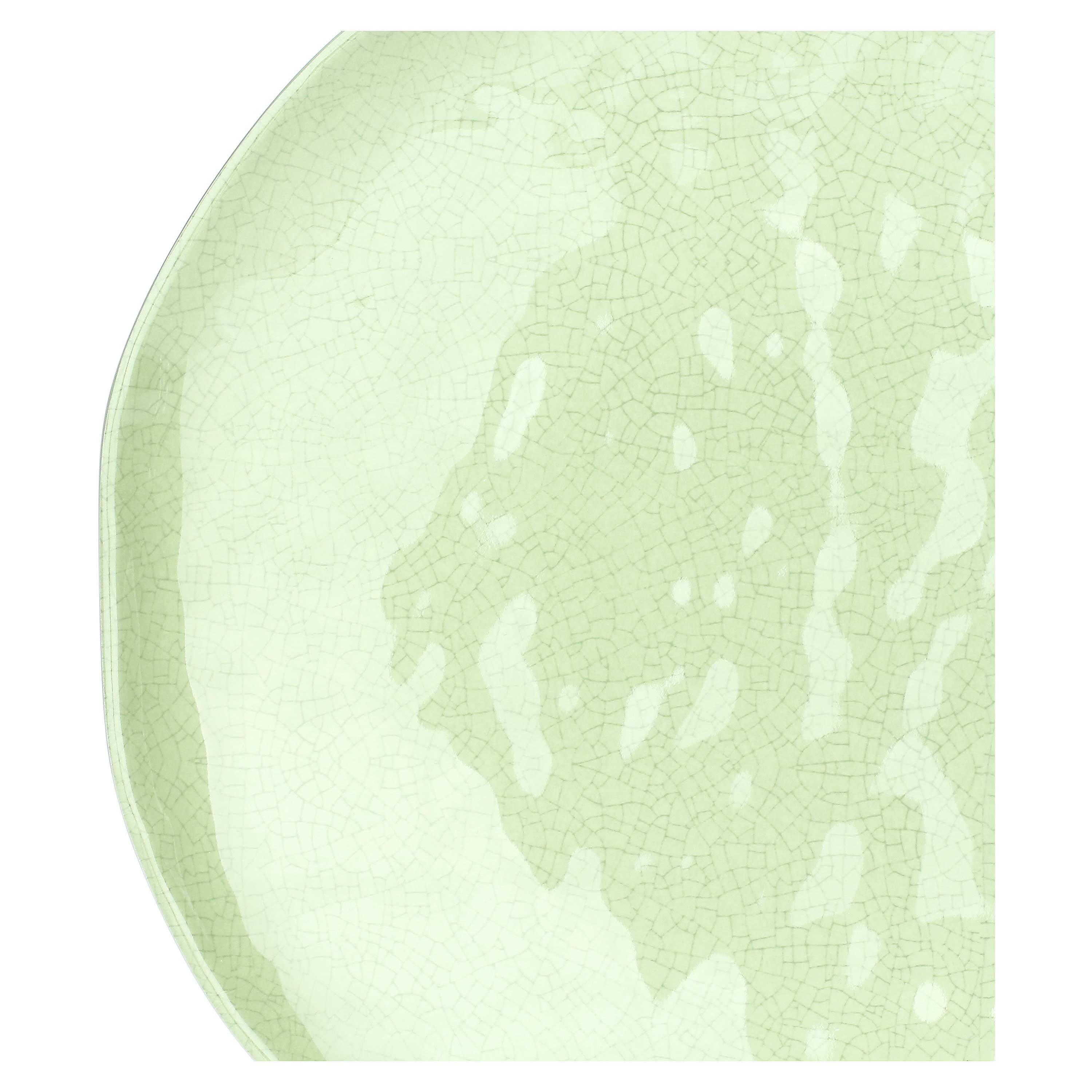 Atmosfera Verde Set 2 Piatti Piani - MELAMINA, Ø27 cm