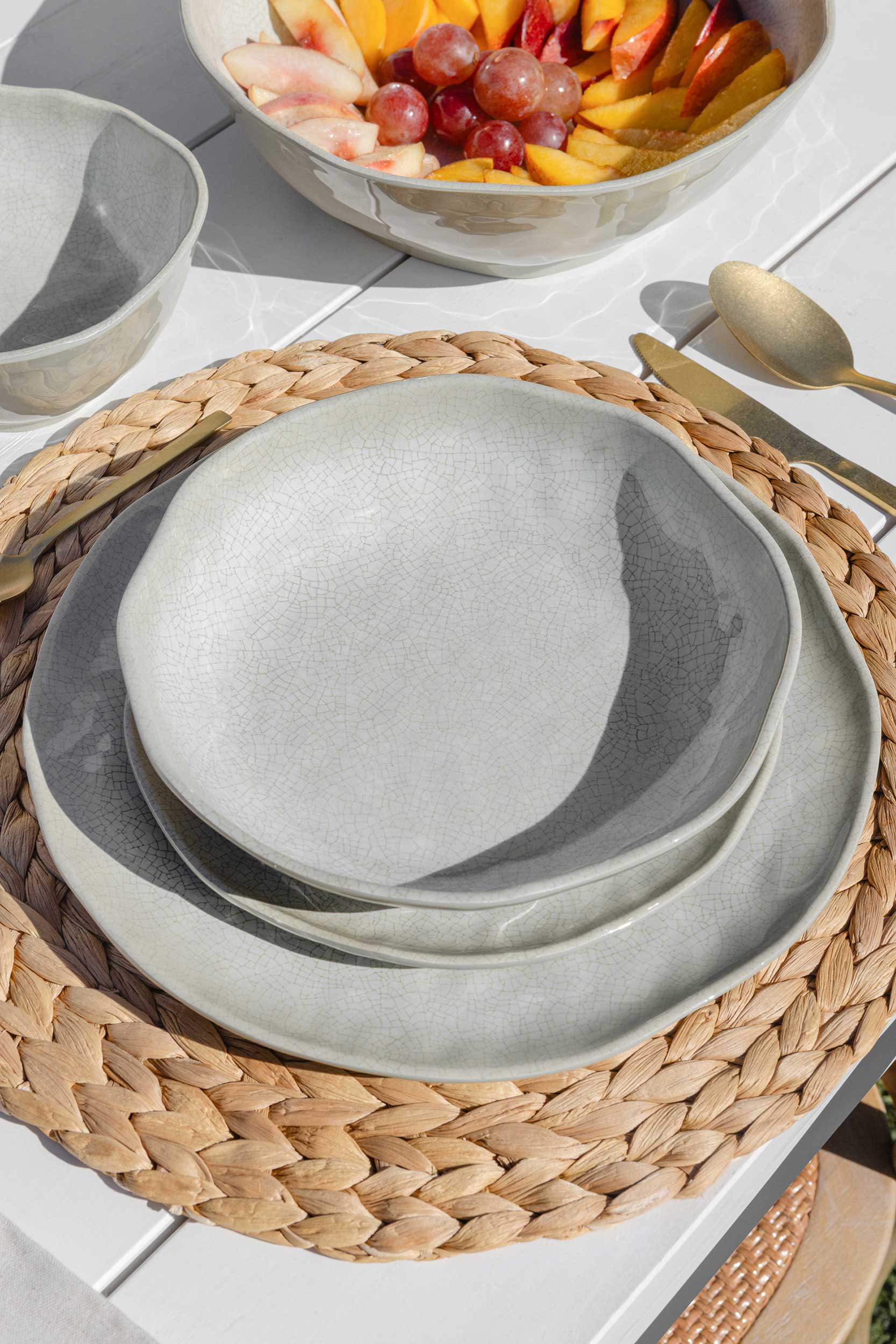 Set da 6 - Atmosfera Verde Coppetta - MELAMINA, Ø.16 cm x H7 cm