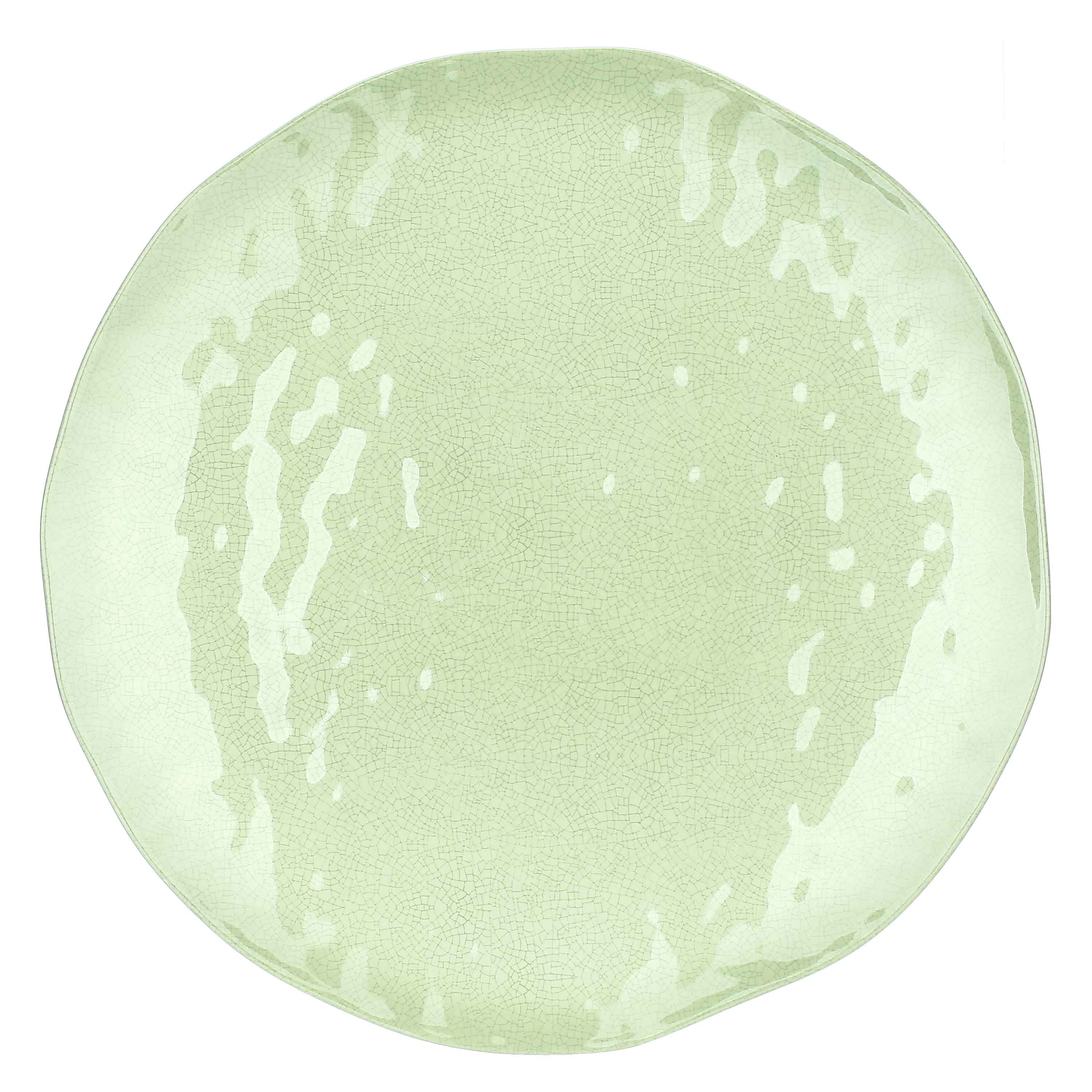 Set da 3 - Atmosfera Verde Vassoio Tondo - MELAMINA, Ø42 cm