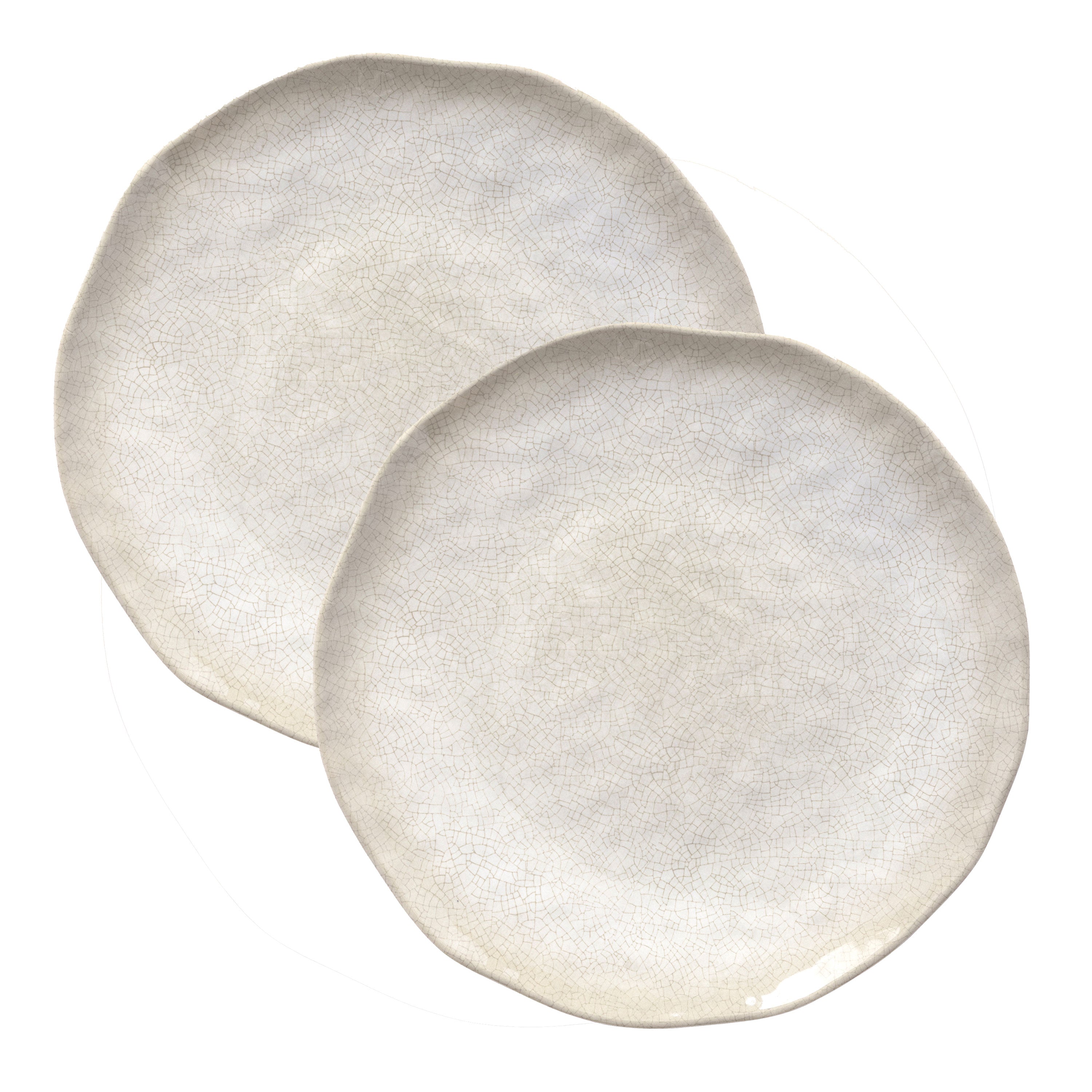 Atmosfera Tortora Set 2 Piatti Piani - MELAMINA, Ø27 cm