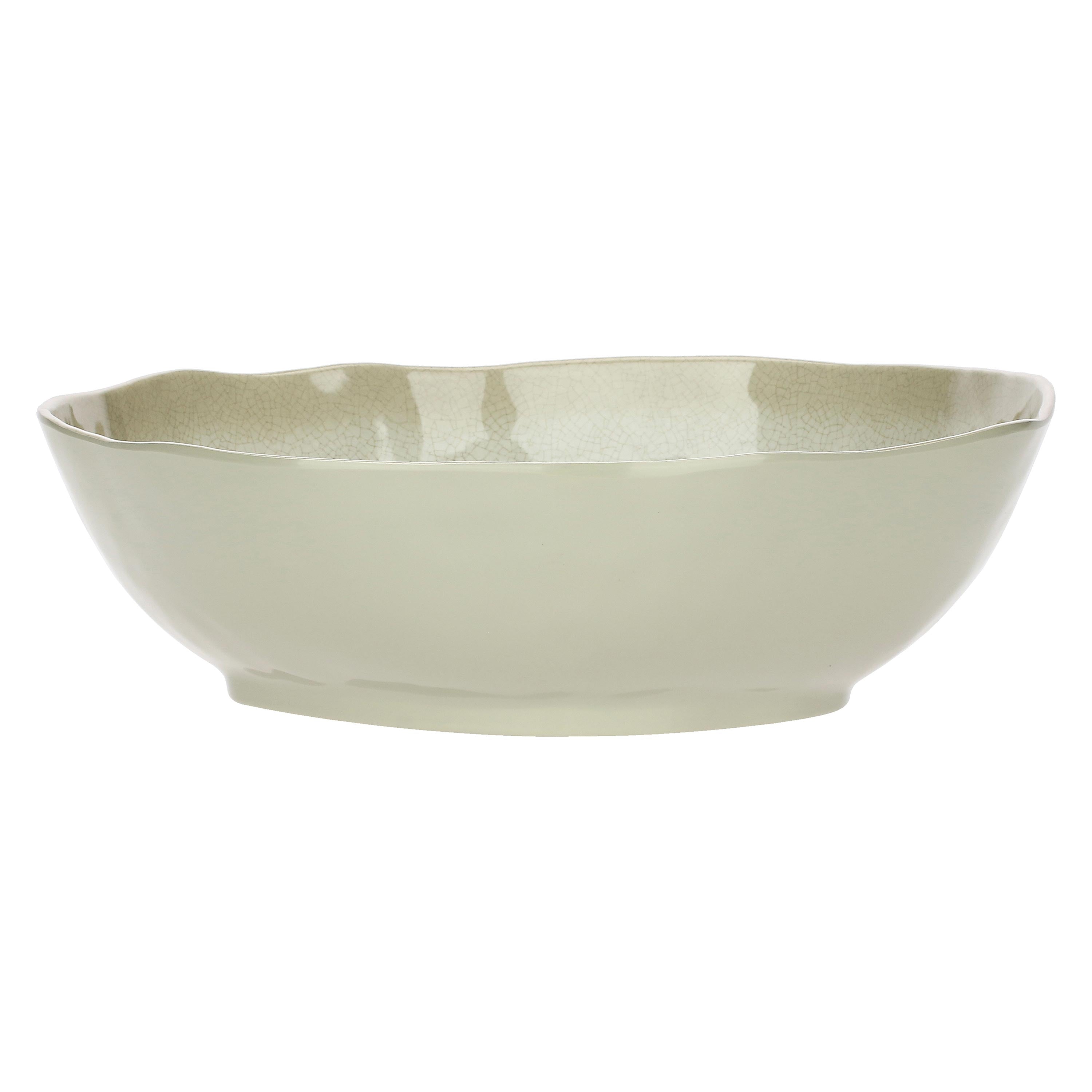 Set da 3 - Atmosfera Tortora Insalatiera 36Cm - MELAMINA, Ø36 cm x H11 cm