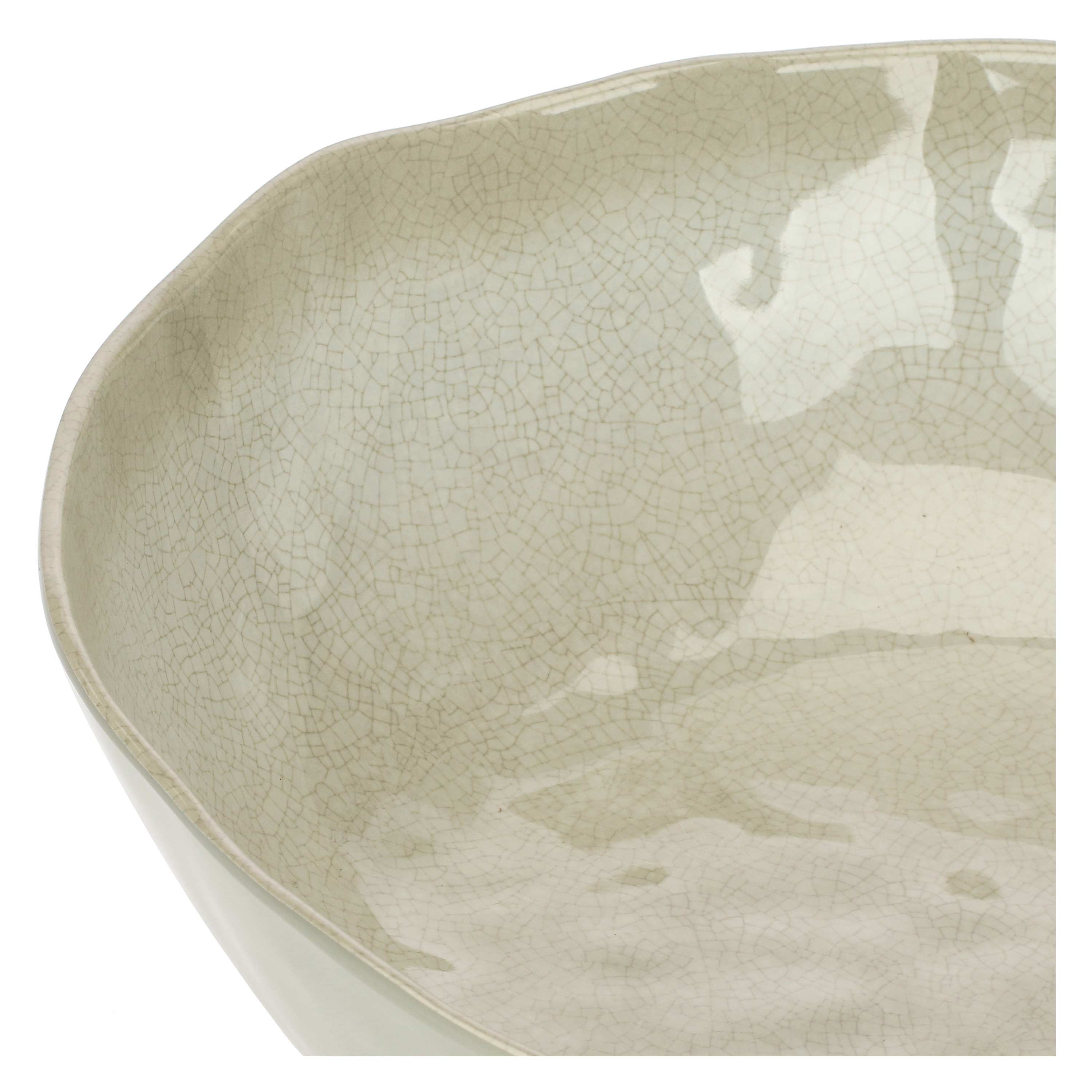 Set da 3 - Atmosfera Tortora Insalatiera 36Cm - MELAMINA, Ø36 cm x H11 cm