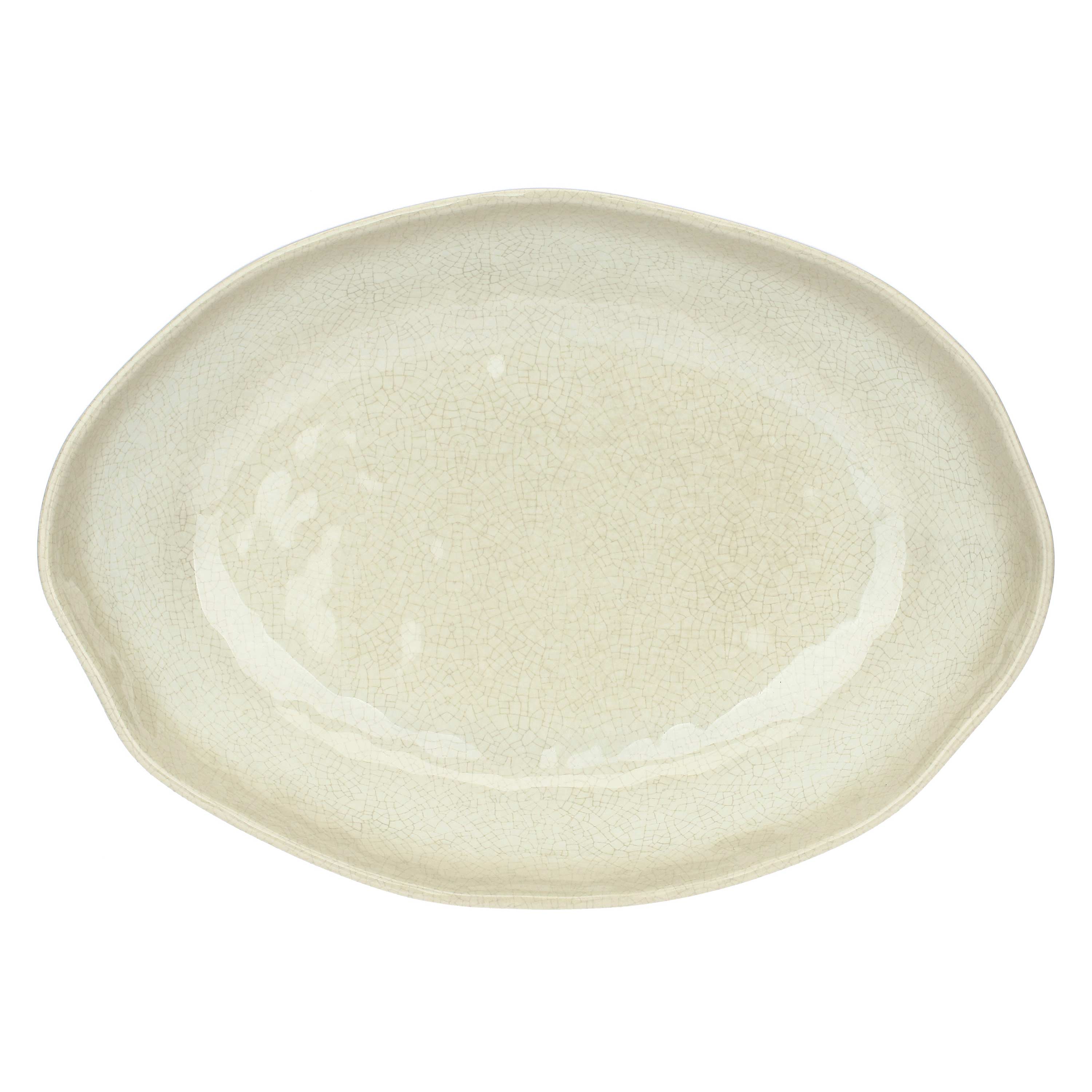 Set da 3 - Atmosfera Tortora Risottiera Ovale - MELAMINA, 33 x 23,5 x H7 cm