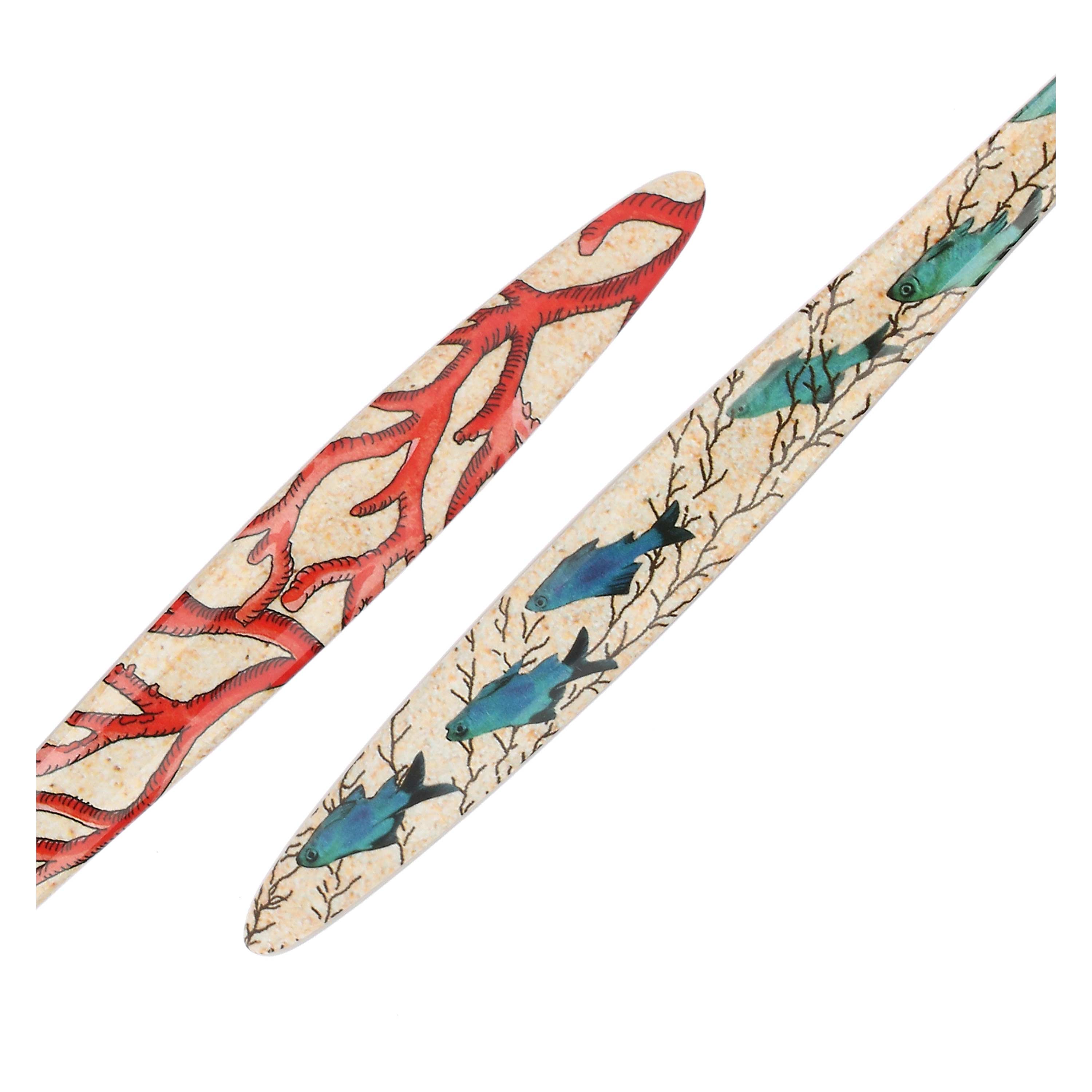 Sea Life Mestoli Insalata - Melamina, 29x7 cm