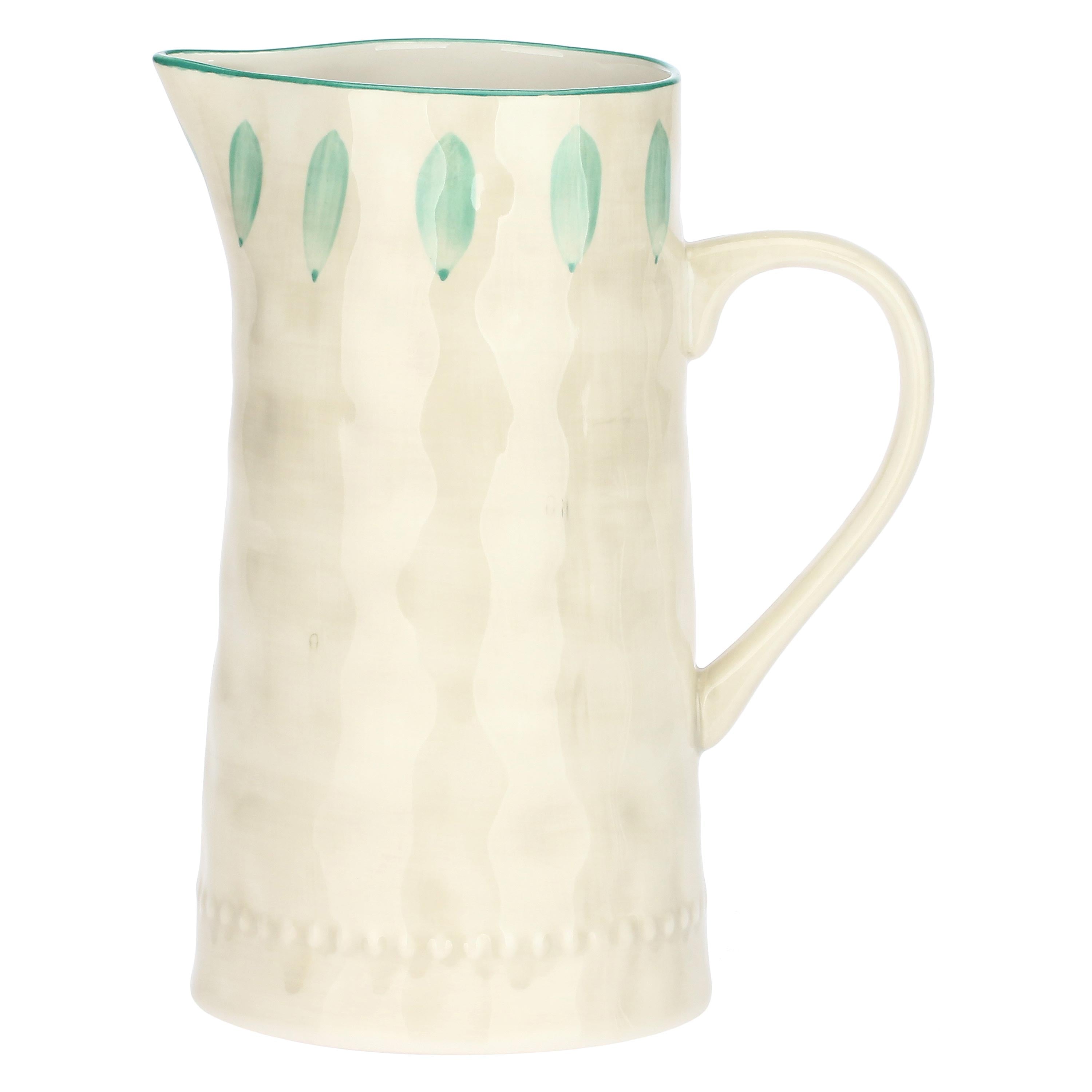 Domitilla Verde Acqua Caraffa - Stoneware, 1500 ml