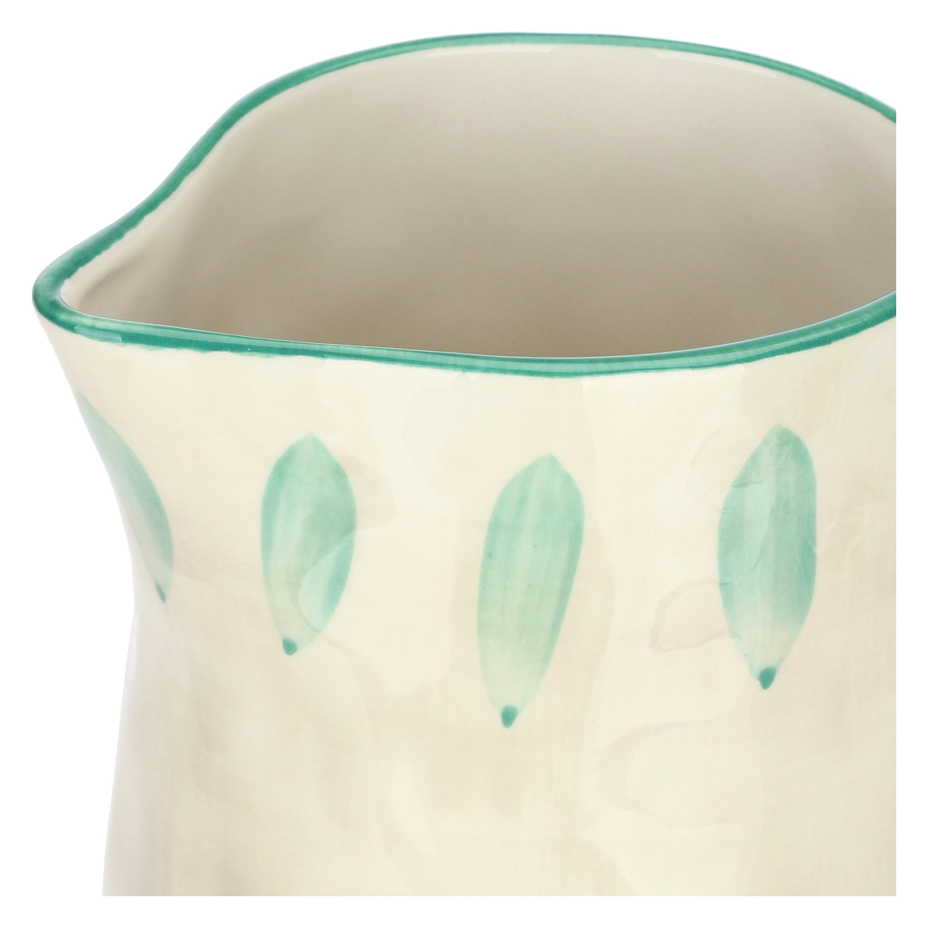 Domitilla Verde Acqua Caraffa - Stoneware, 1500 ml