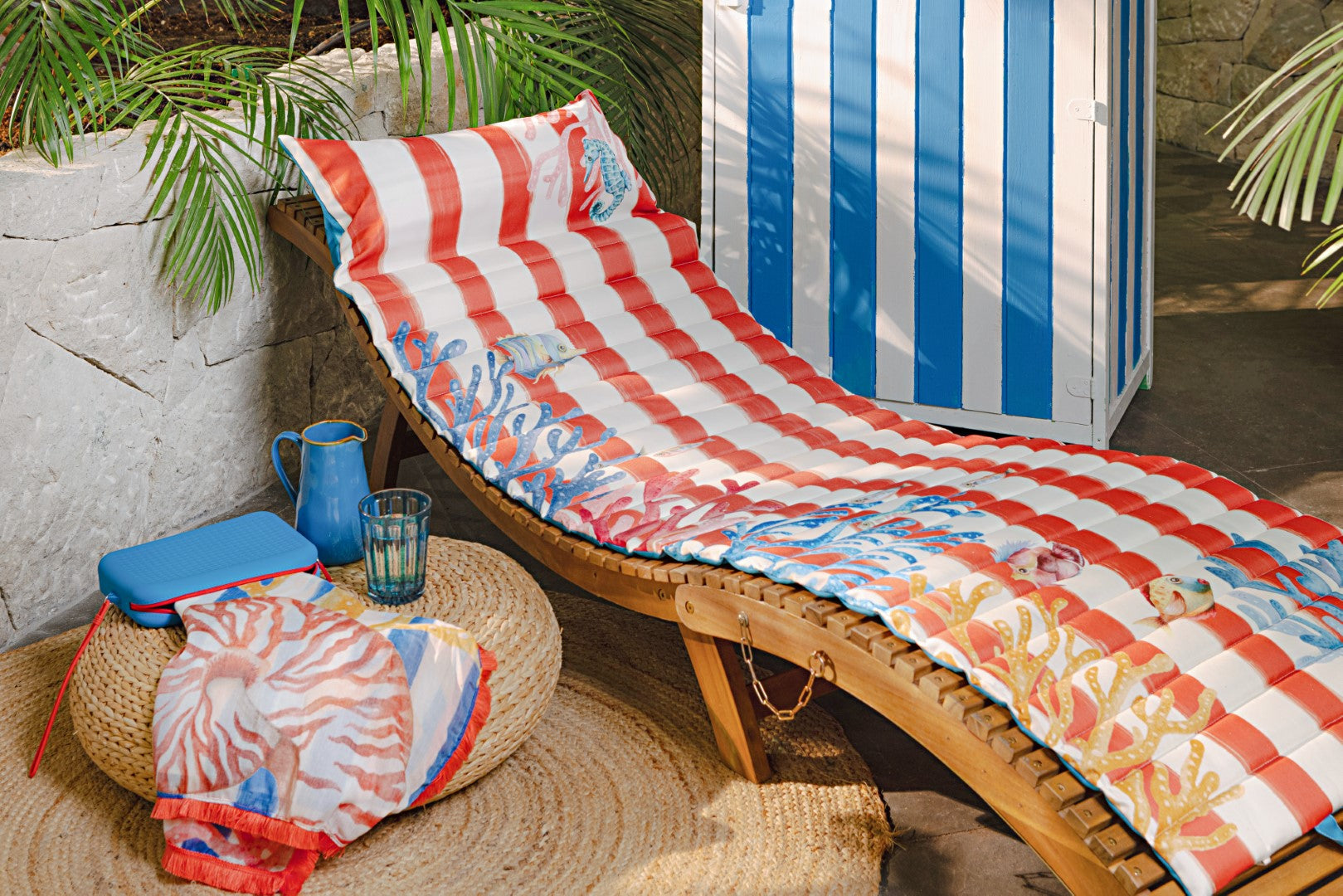 Set da 2 - Litorale Materassino - Tessuto, 180 x 60 CM