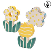 Set da 3, Set Vasetti, Verdecampo - Dolomite, 12,5x3,5x11,5h; 10,5x3,5x15h; 10,5x3,5x15h cm