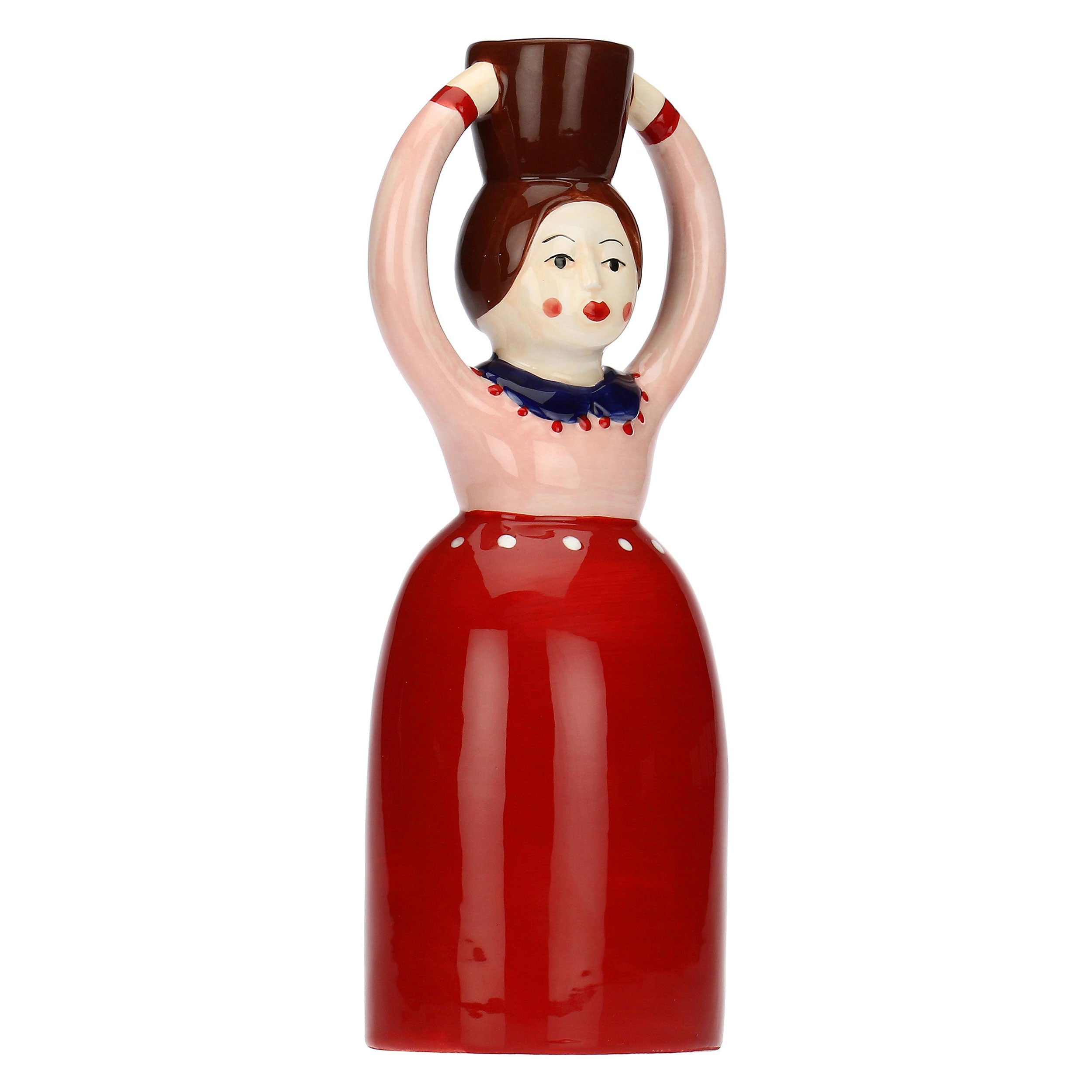 Vaso Deco Monofiore Sabrina, Lezie - Dolomite, 10,5x8,2x25,3 cm