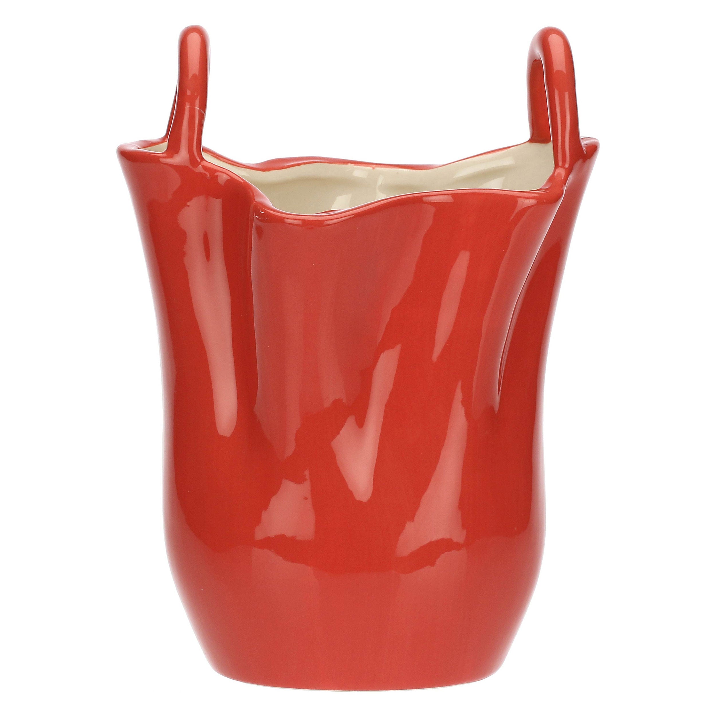 Vaso Rosa, Lasportina - Gres, 15,2x12,9x21 cm