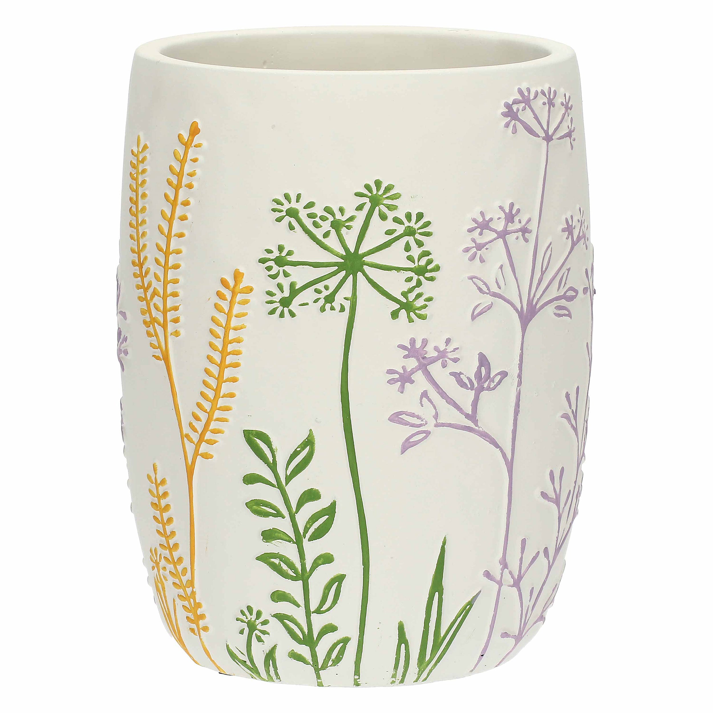 Cachepot Alto M, Traiprati - Resina cementizia, Ø 17 cm
