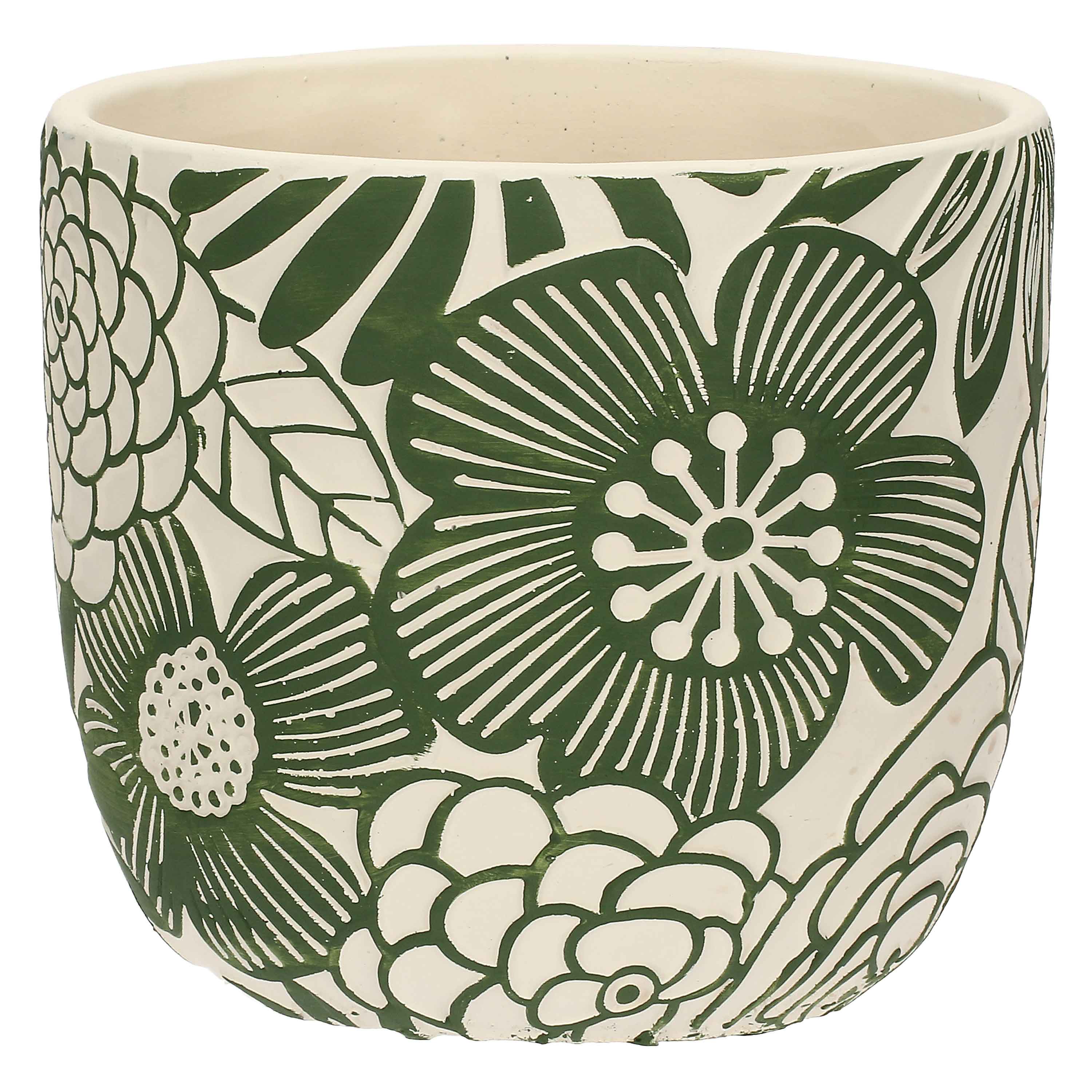 Cachepot, Nellaiuola - Resina cementizia, L