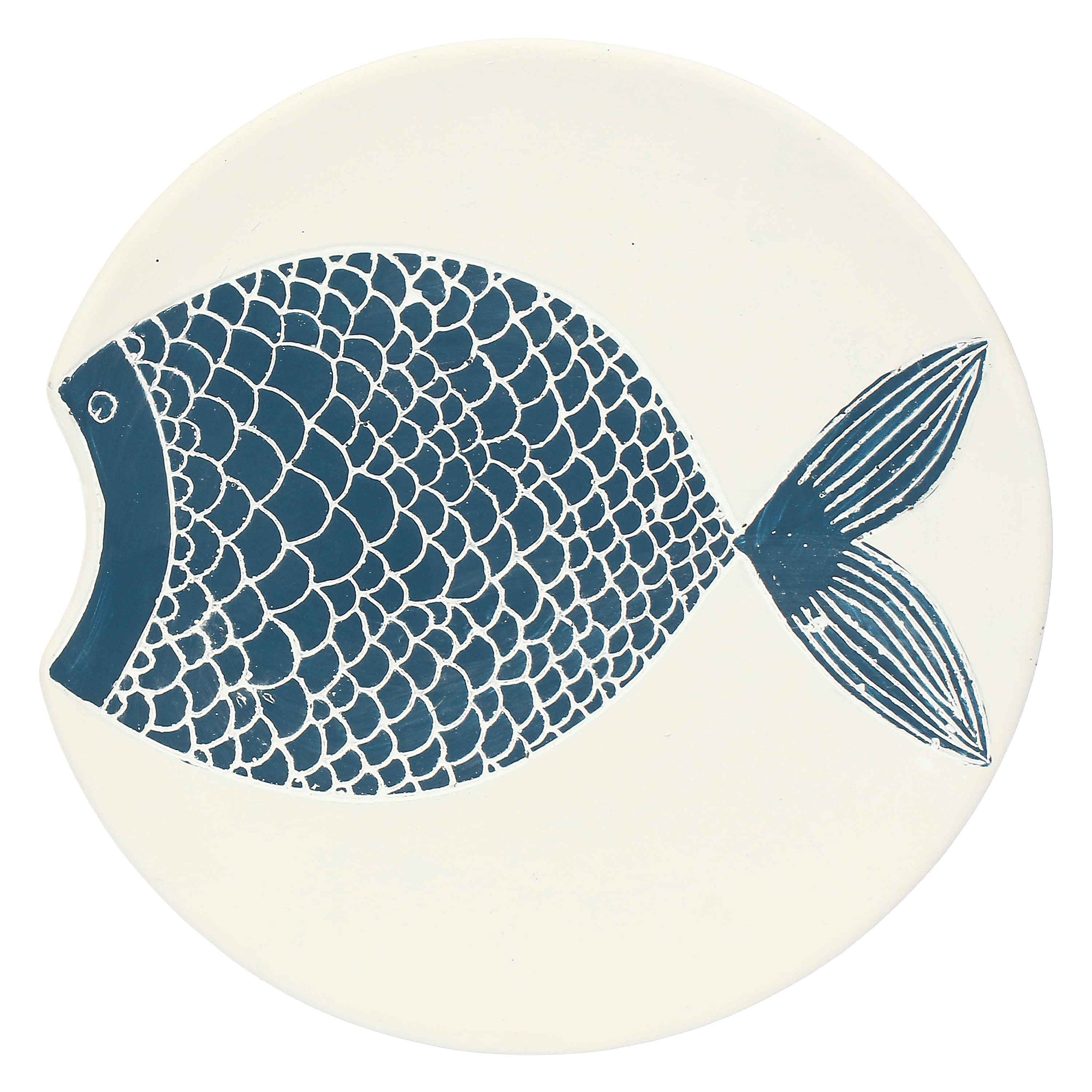 Set da 2, Oggetto Deco Blu M, Marechiaro - Resina cementizia, 28x27,5x2,5 cm