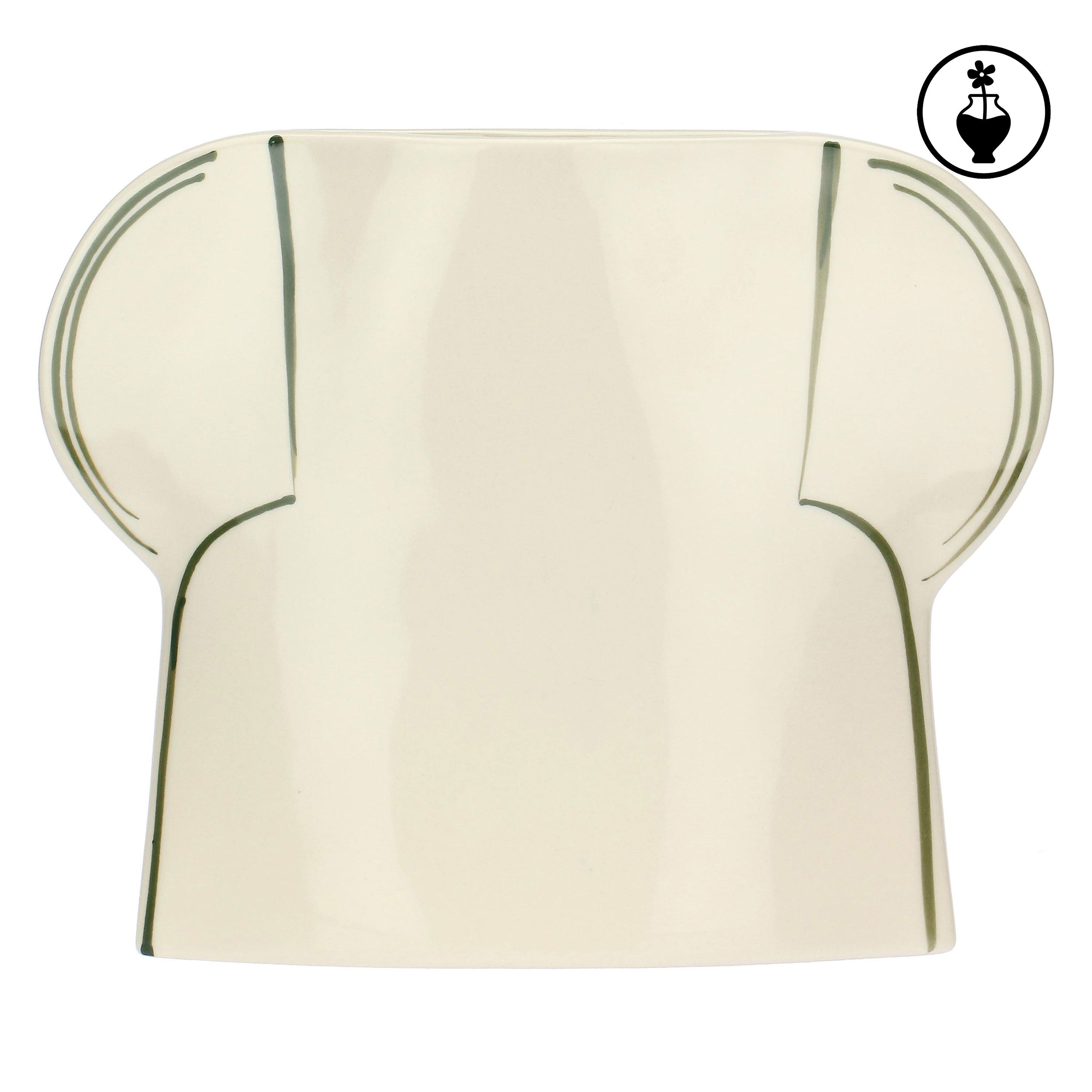 Vaso S, Tratti - Gres, 22x6,5x18 cm