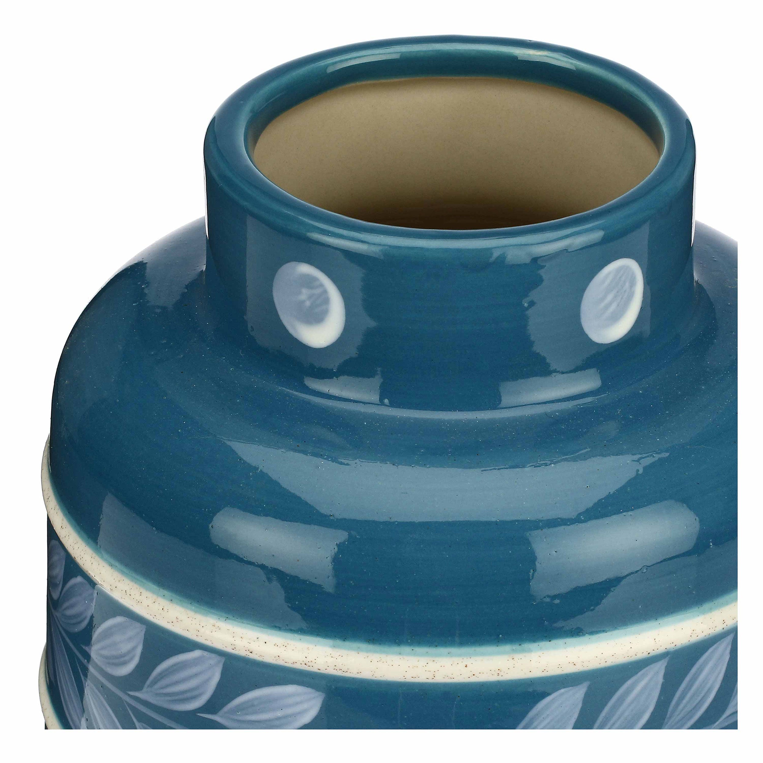 Vaso Cilindrico S, Laurus - ceramica, d 15 h20 cm
