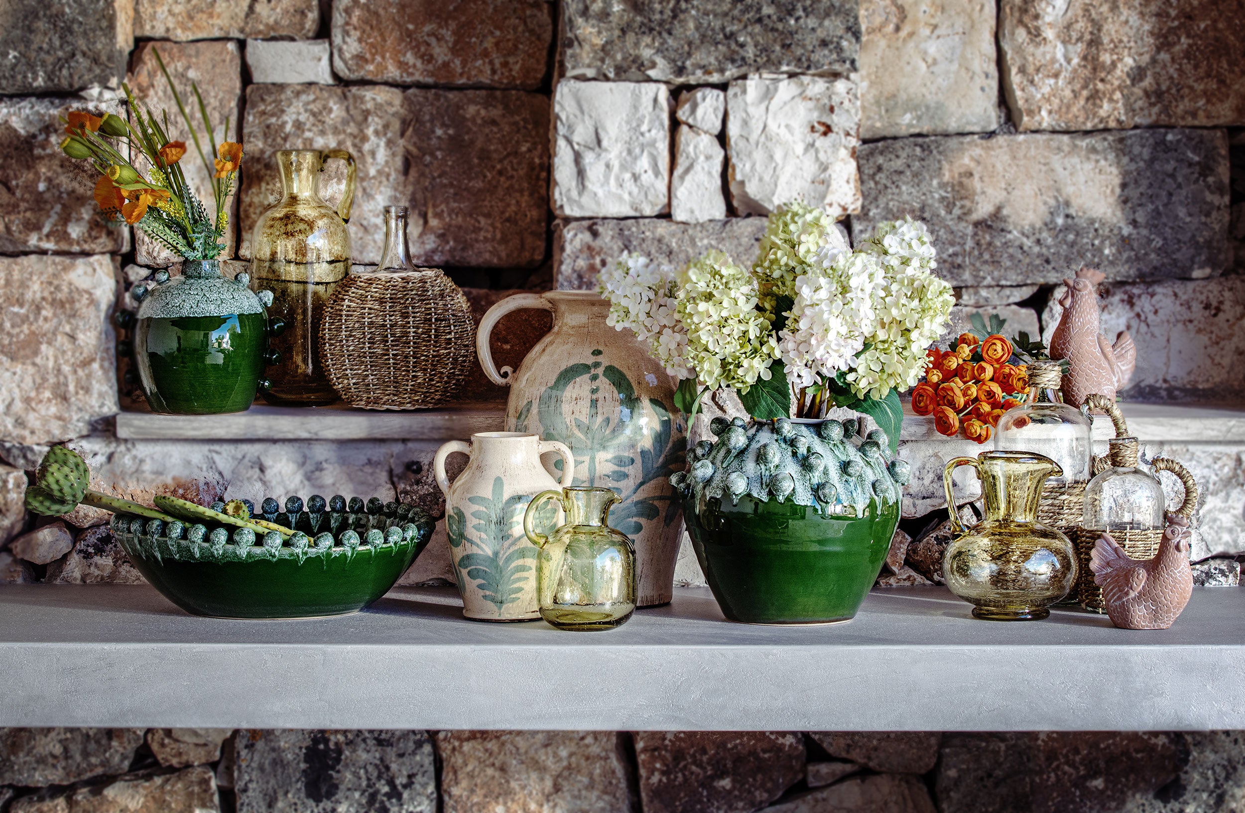 Vaso Deco L, Reginaldo - Terracotta, 28,5x28x5x25x5 cm