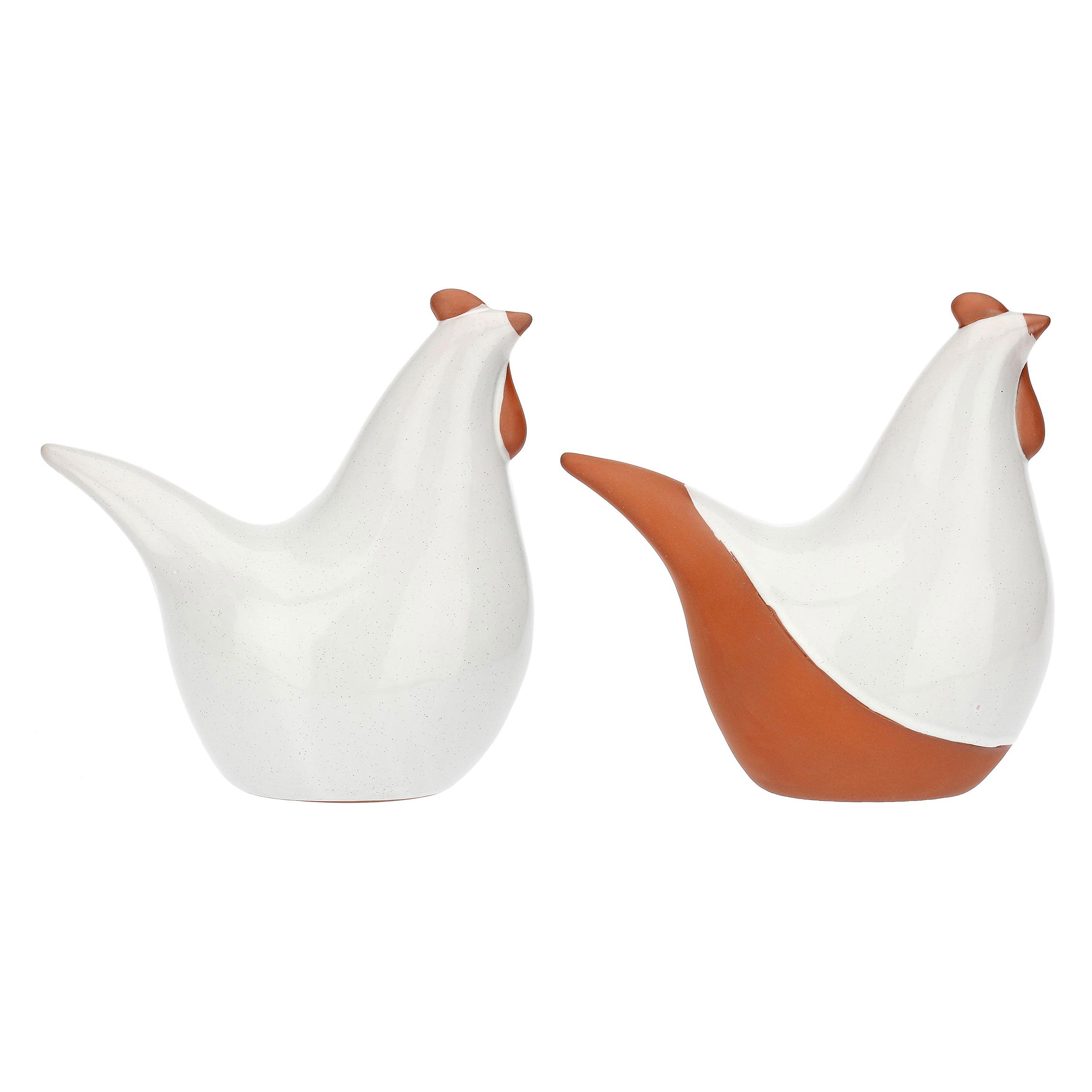 Set 2 Galline, Nonsonocotta - Dolomite, 20x11,5x19h cm