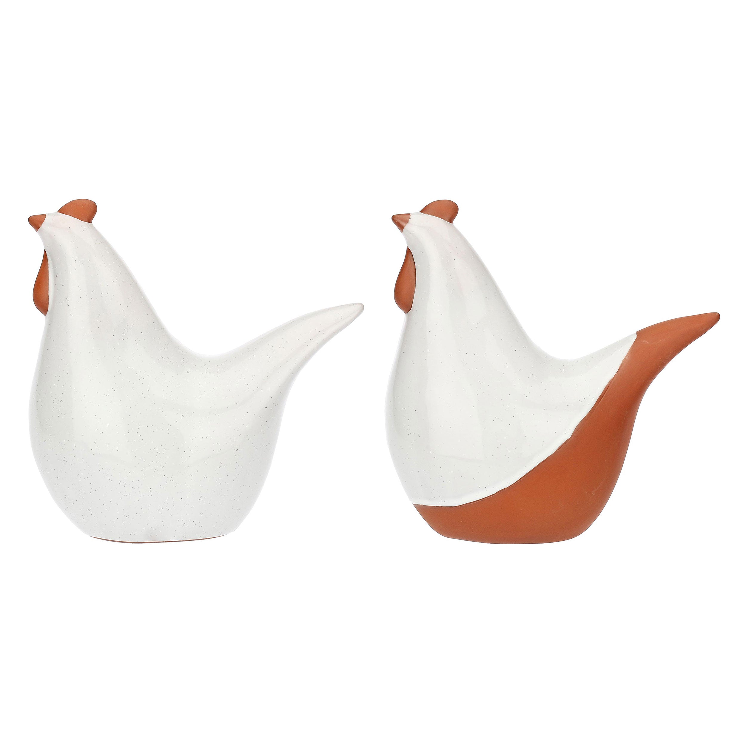 Set 2 Galline, Nonsonocotta - Dolomite, 20x11,5x19h cm