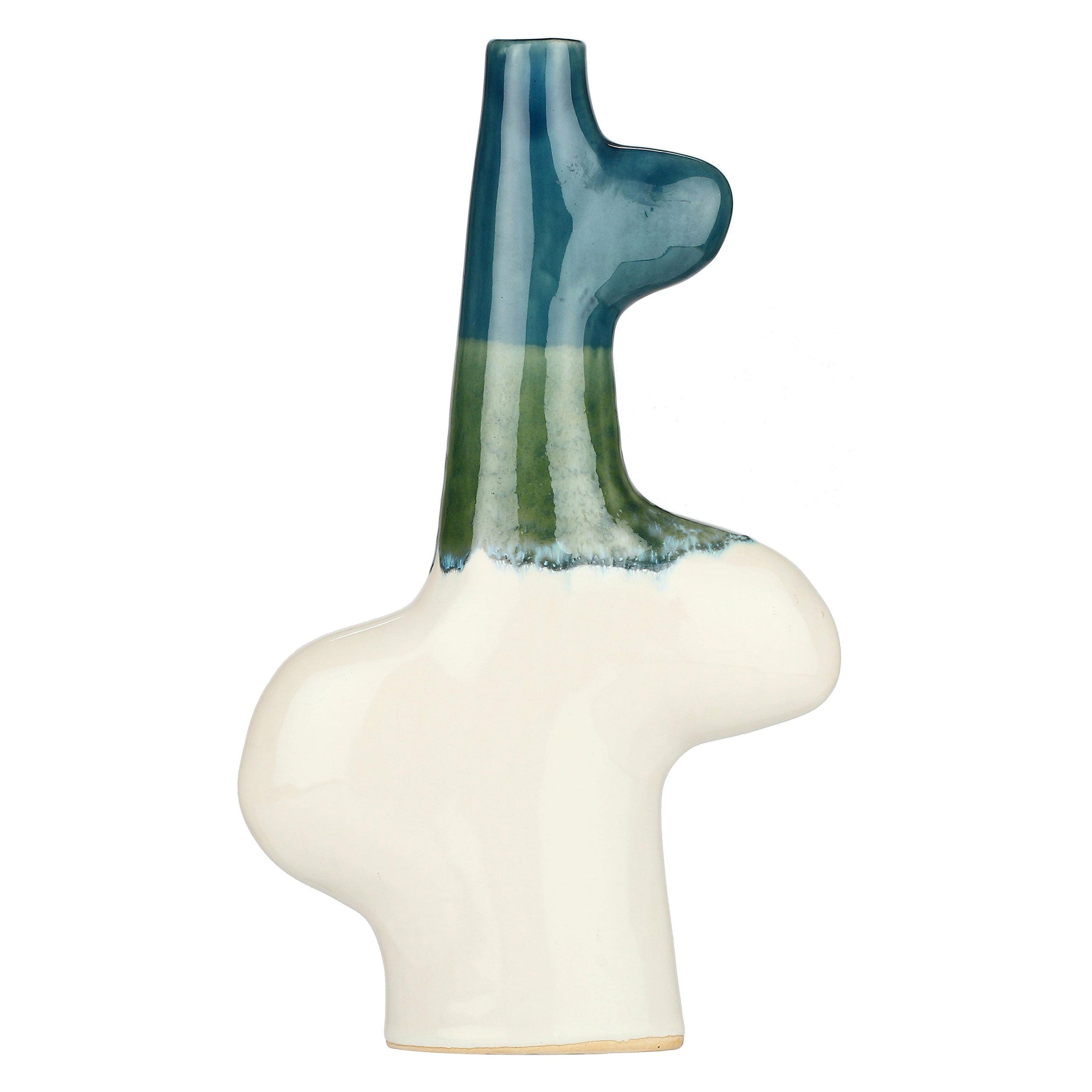 Vaso Decorativo basso, Reagisco - Ceramica, 18x6,4x30,2 cm