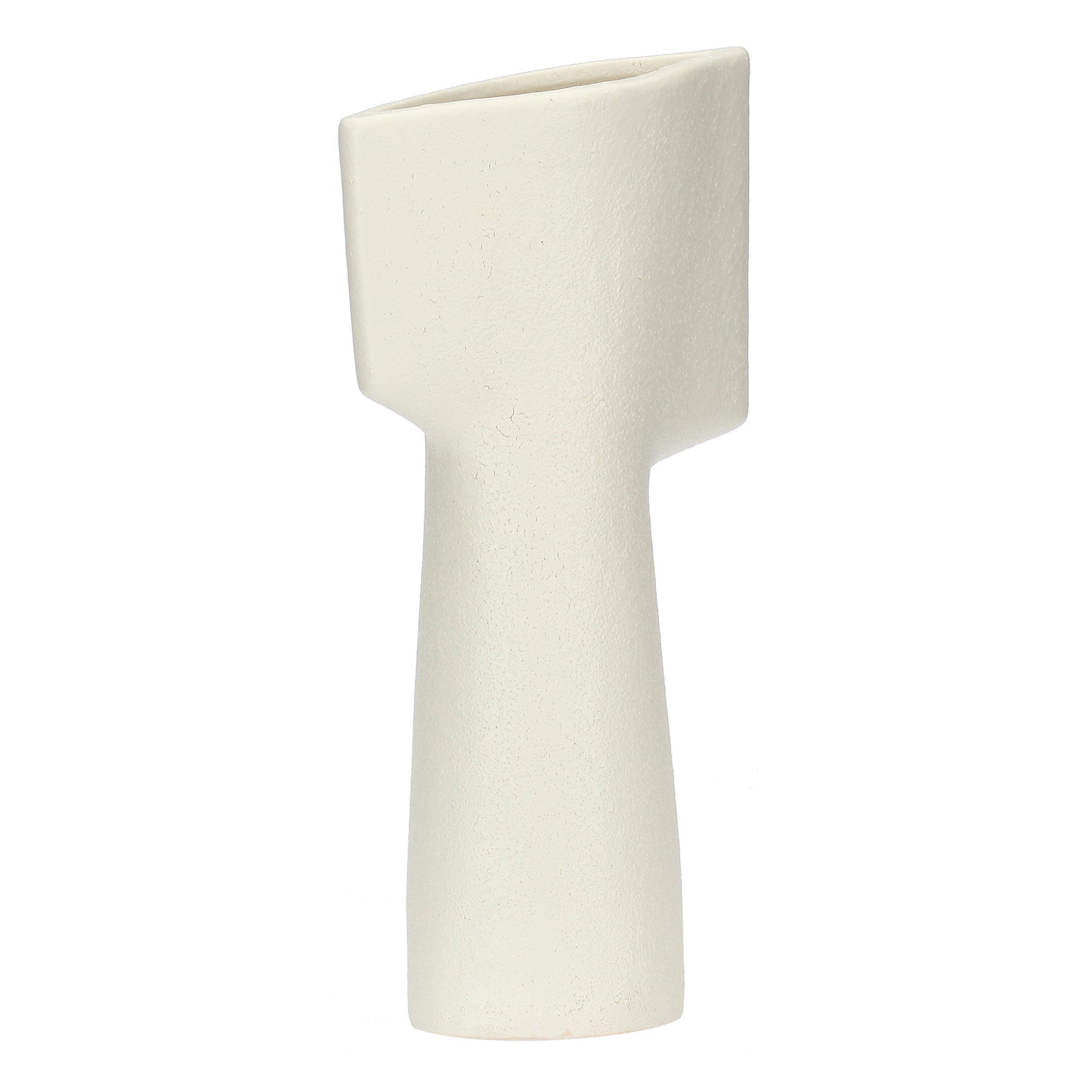 Vaso Decorativo Medio, Vele - Terracotta, 25,5x12x50 cm