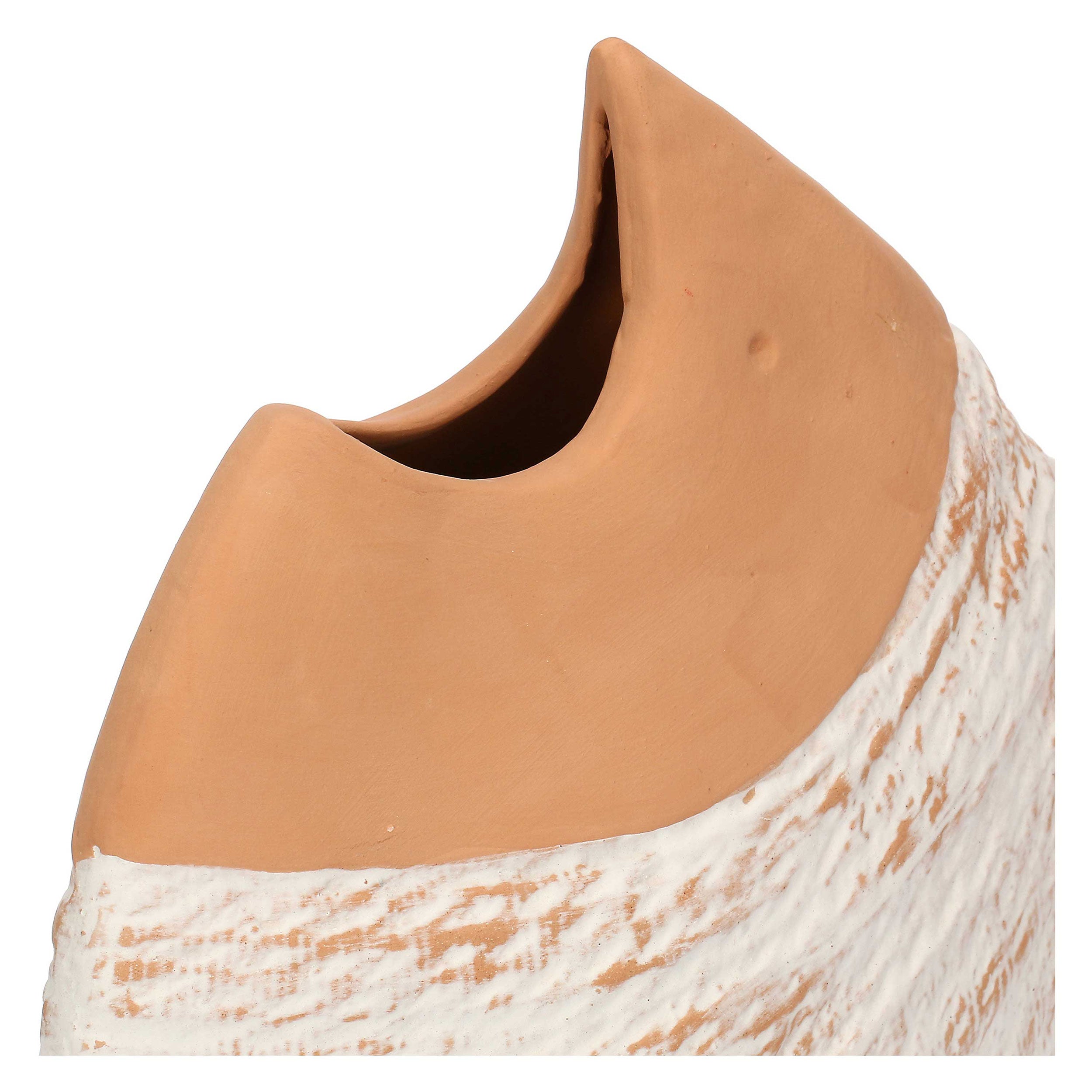 Vaso Decorativo Basso, Gallura - Terracotta, 24x10x24 cm
