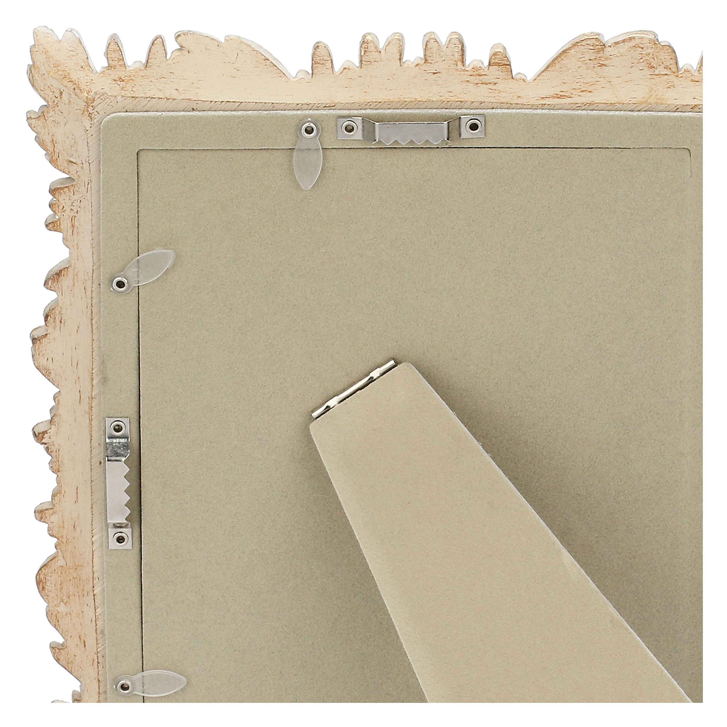 Portafoto Fronde, Tiguardo - Poly Resina/ Velluto /Mdf/Vetro/ Metallo (Ferro), 15 x 20 cm