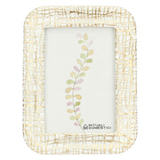 Portafoto Lino, Tiguardo - Poly Resina/ Velluto /Mdf/Vetro/ Metallo (Ferro), 10 x 15 cm