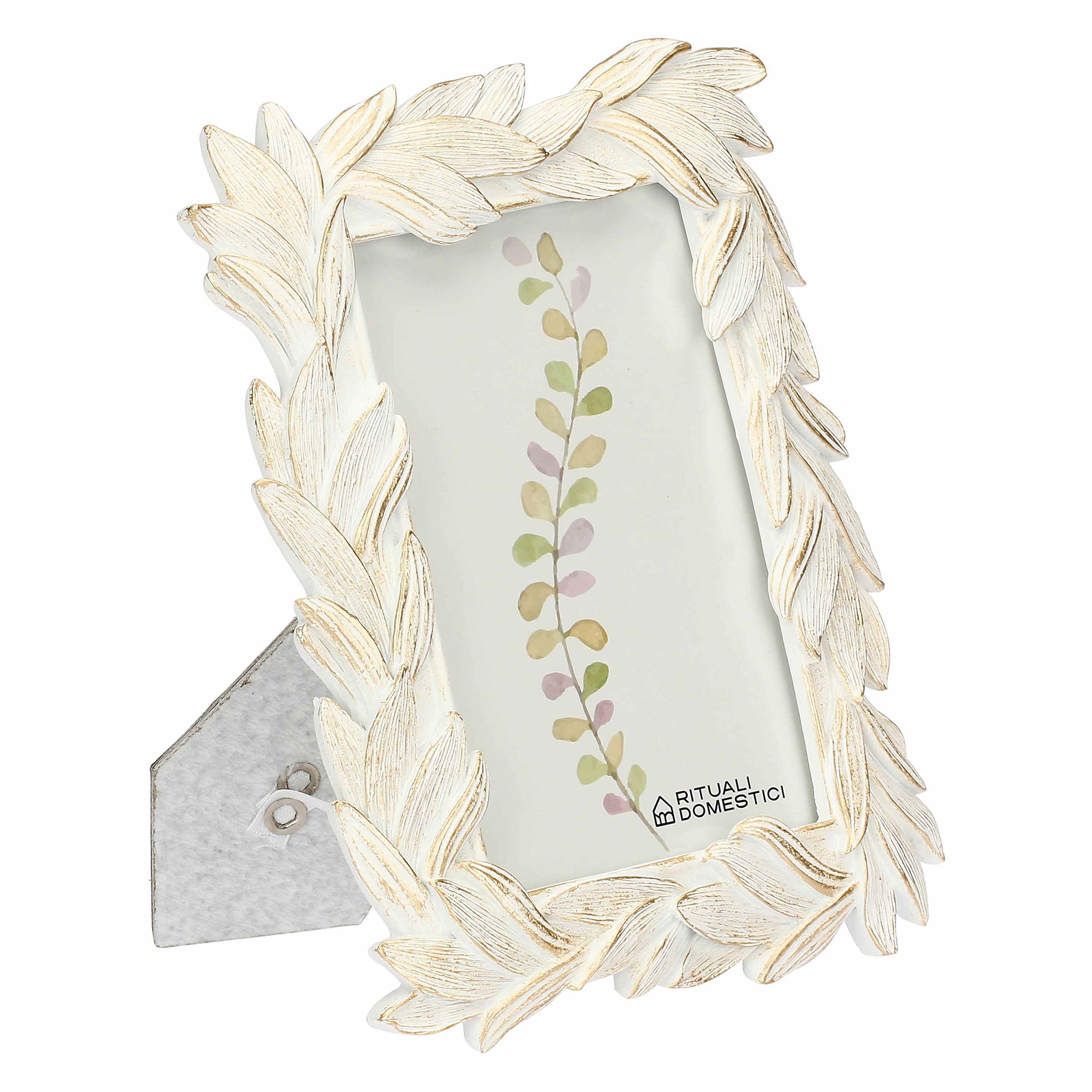 Portafoto Alloro, Tiguardo - Poly Resina/ Velluto /Mdf/Vetro/ Metallo (Ferro), 10 x 15 cm