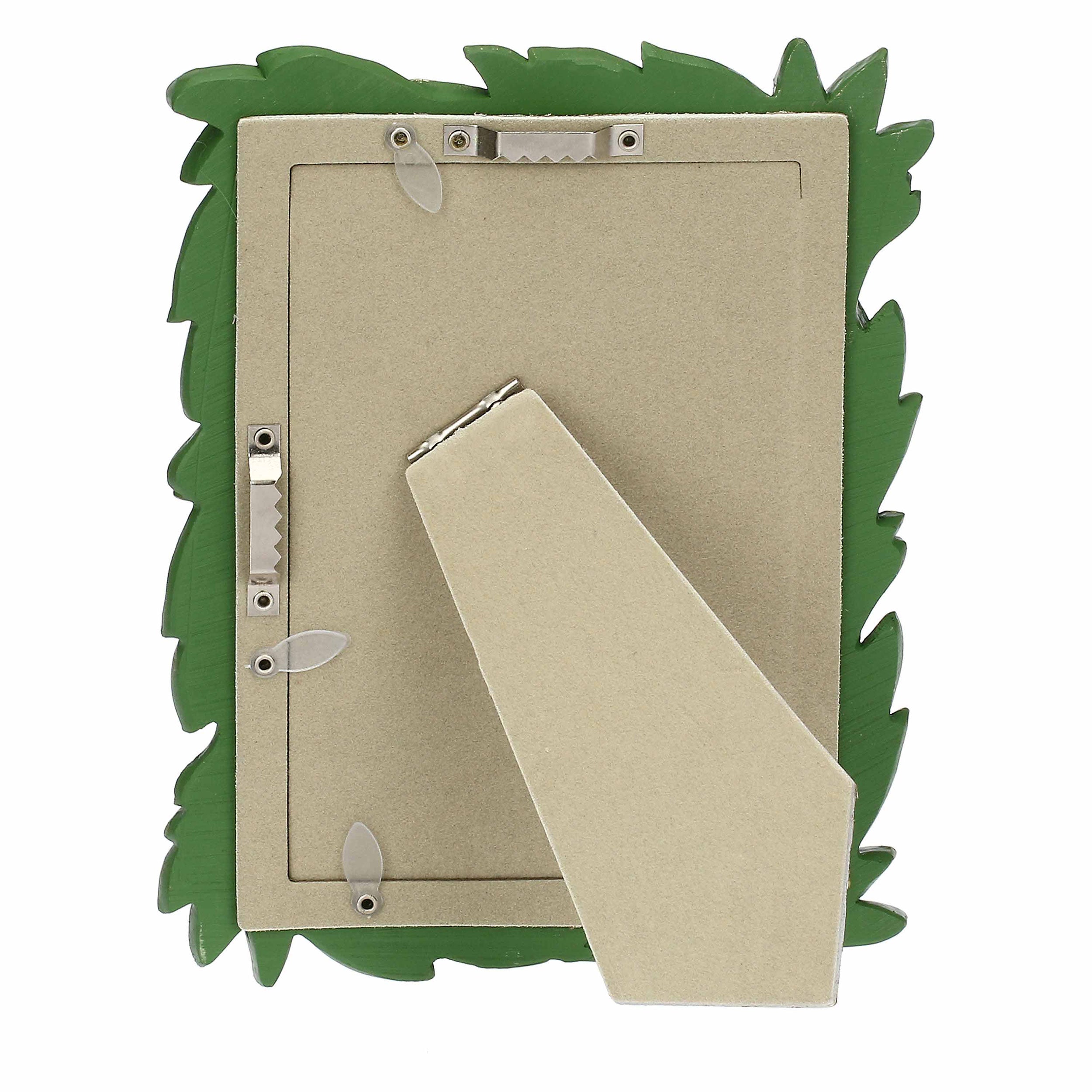 Portafoto Alloro, Tiguardo - Poly Resina/ Velluto /Mdf/Vetro/ Metallo (Ferro), 10 x 15 cm