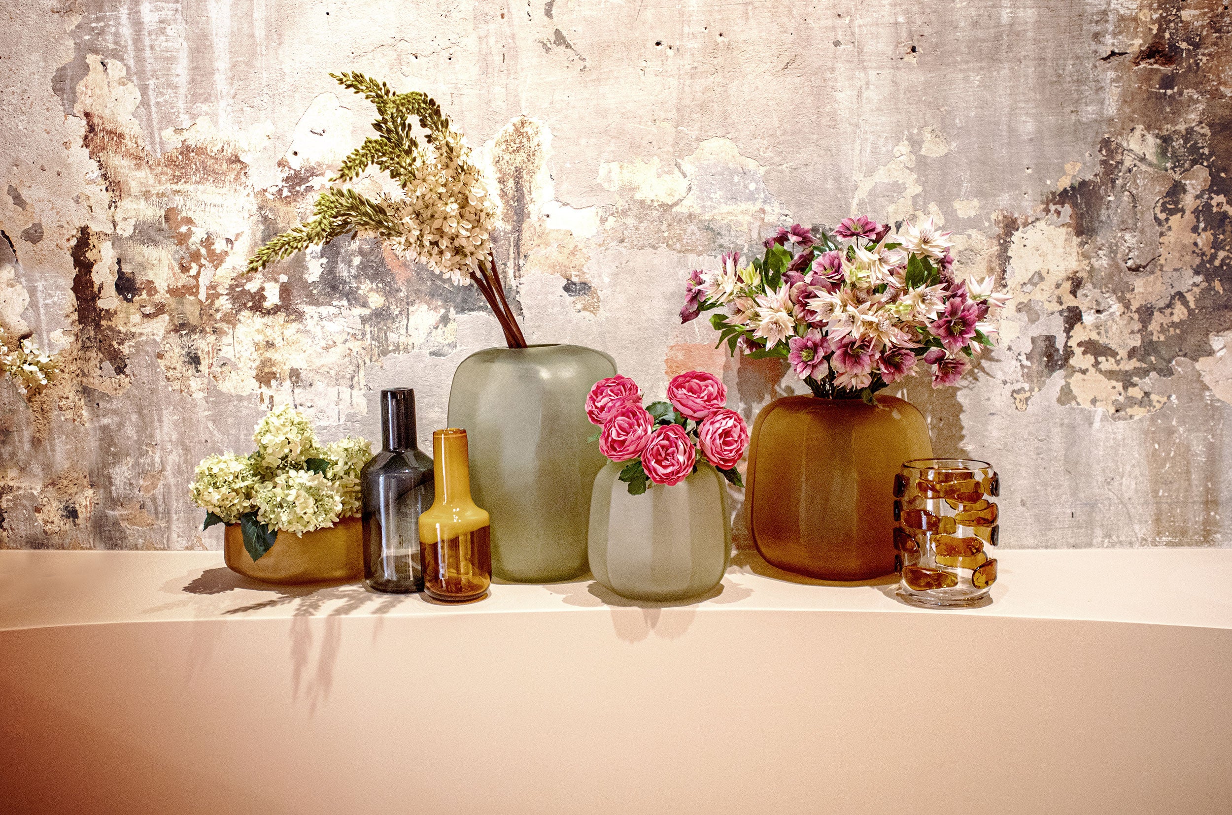 Vaso L, Ciotti - Vetro, 18,50x18,50x32 cm