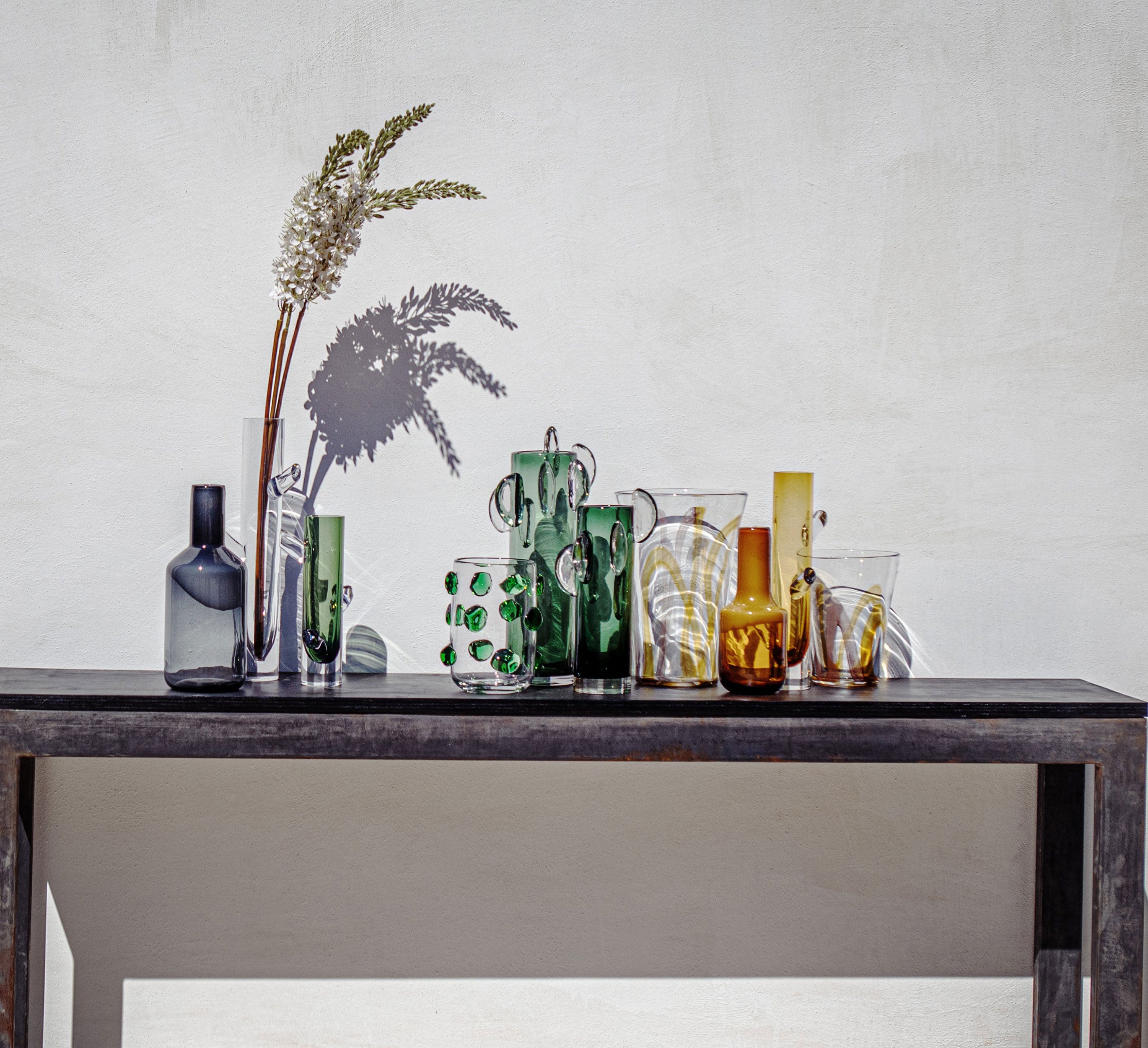 Vaso S, Mezzopieno - Vetro, 12x12x28,5 cm