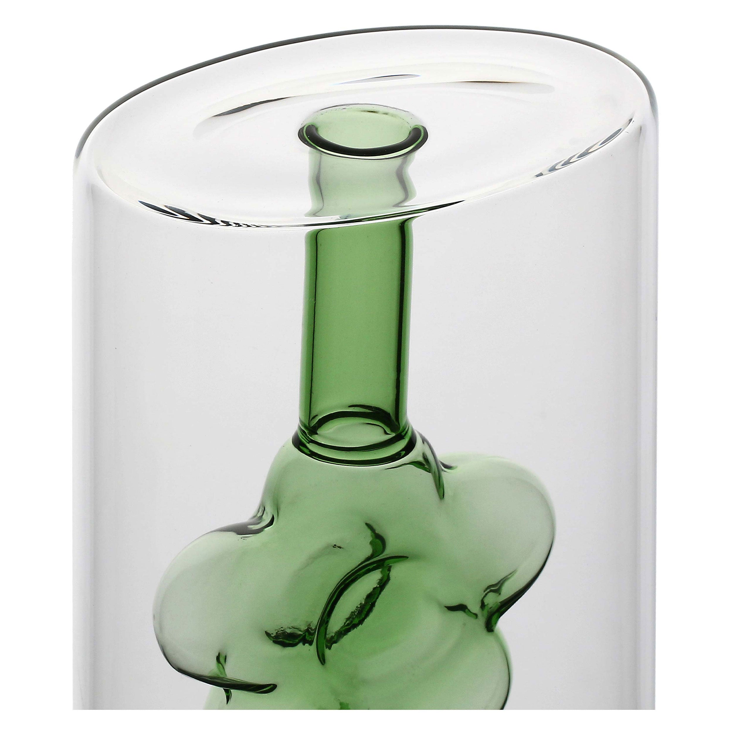 Vaso Monofiore Ovale M, Infiore - Vetro, 11x8x18,5 cm