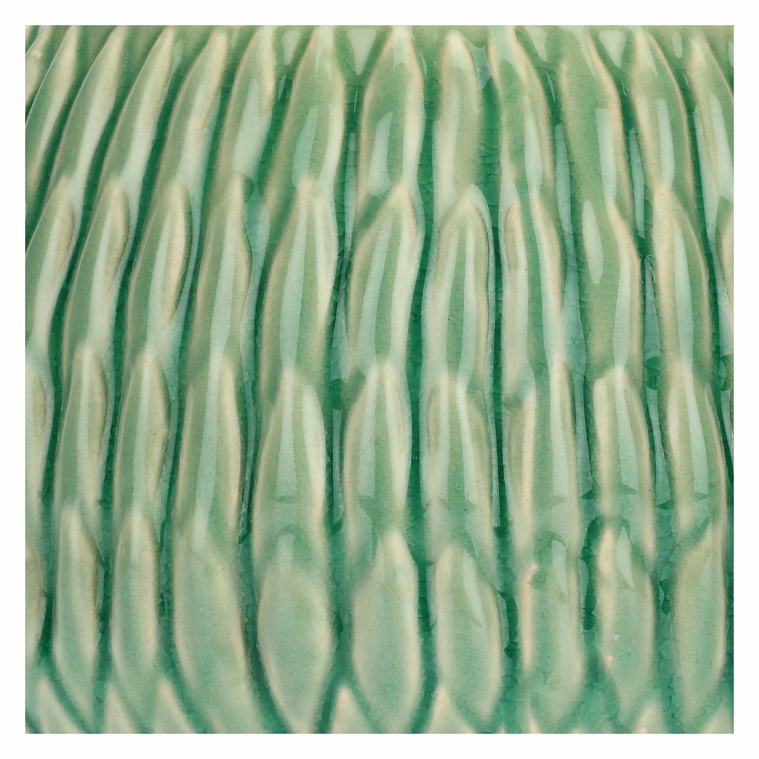 Set da 2, Cachepot S, Agavina - Gres, 17,5x17,5x12,5 cm