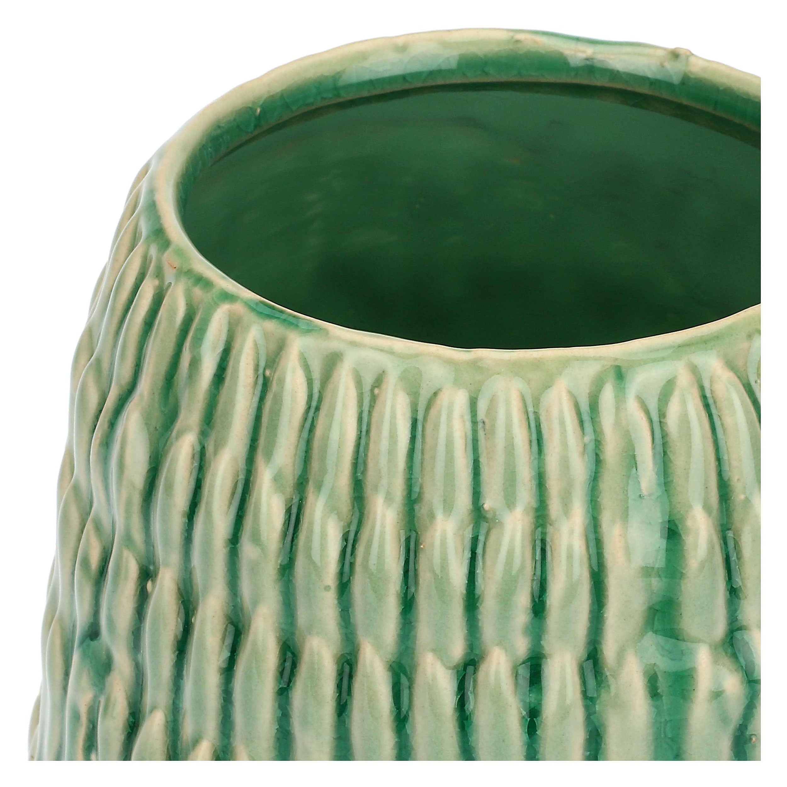 Set da 2, Vaso S, Agavina - Gres, 14x14x19 cm