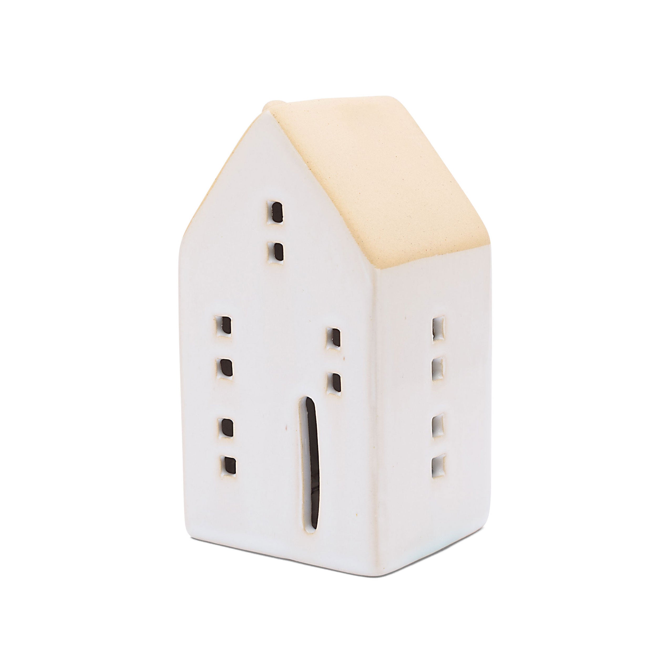 Casa Led Camino Bianca, Nelvillaggio - Gres, 7,4 x 6,3 x 12,9 cm