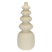Vaso decorativo monofiore, Multicurve - Resina cementizia, 12 x 12 x 32,5 cm