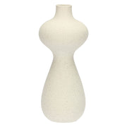 Vaso decorativo monofiore, Multicurve - Resina cementizia, 13 x 13 x 32 cm
