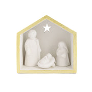 Nativita' M, Nellacapanna - Resina cementizia, 18 x 10 x 18 cm