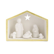 Nativita' L, Nellacapanna - Resina cementizia, 24 x 10 x 18 cm