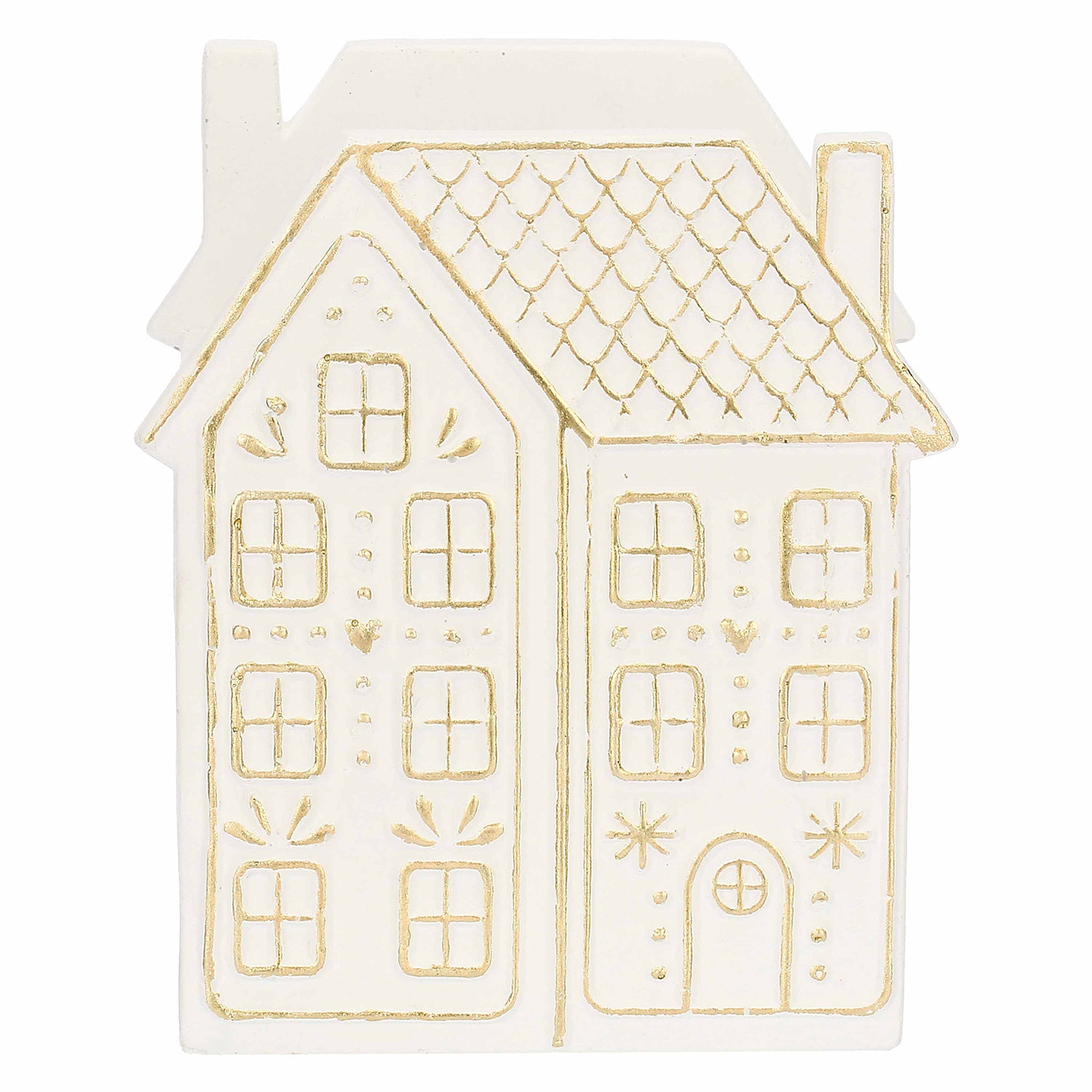 Cachepot Casa Alta S, Lalineadoro - Resina cementizia, 12 x 11,5 x 14 cm