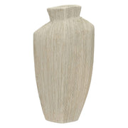 Vaso decorativo Obliquo, Canapa - Gres, 15,5 x 9,5 x 31 cm