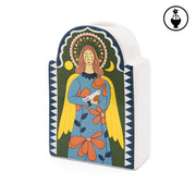 Green Angelo S Vase, Sonoiconico - Ceramic, 8.3x4.2x12.5 cm