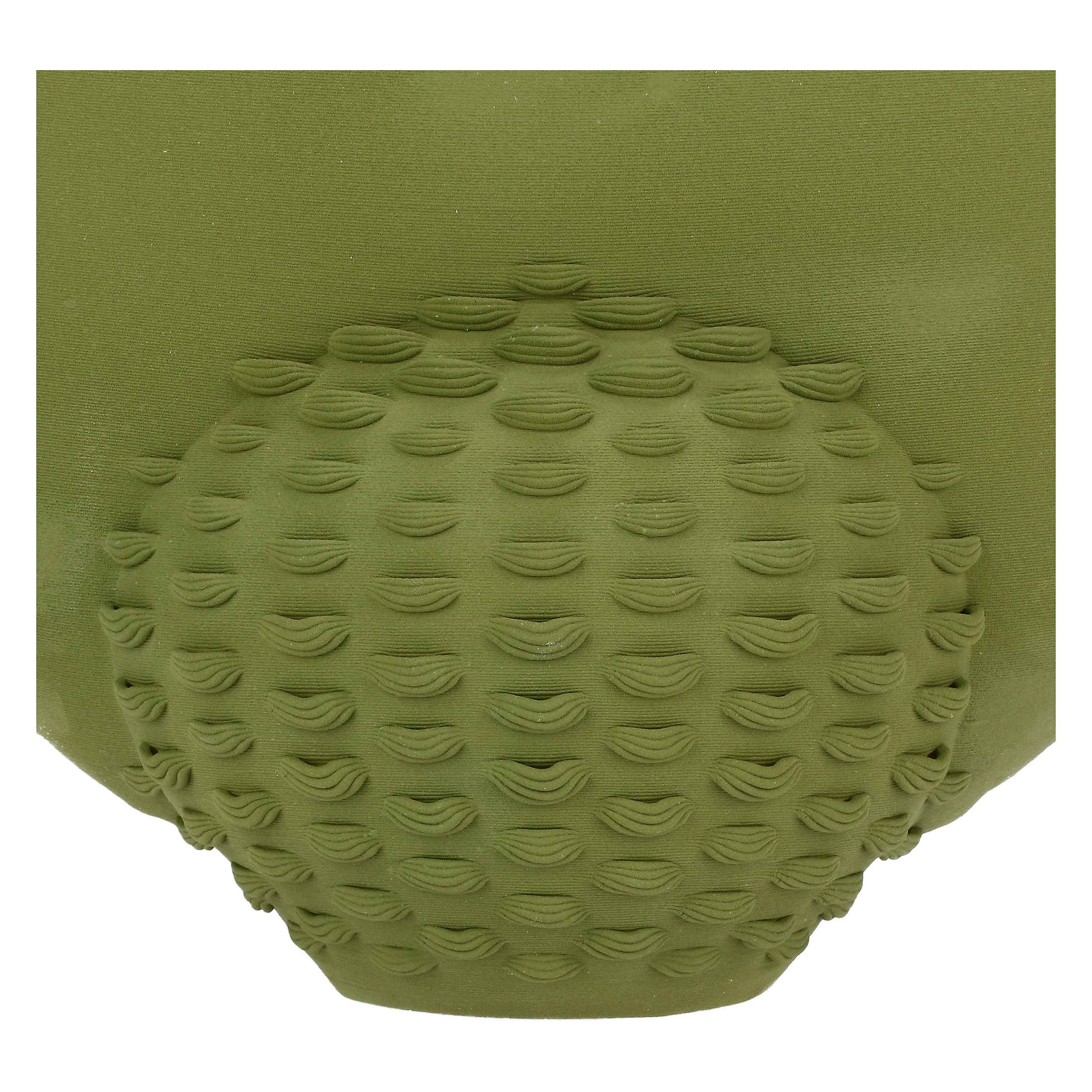 Vaso Deco Sfera Verde, Amaglia - Porcellana, 21 x 12 x 36 cm