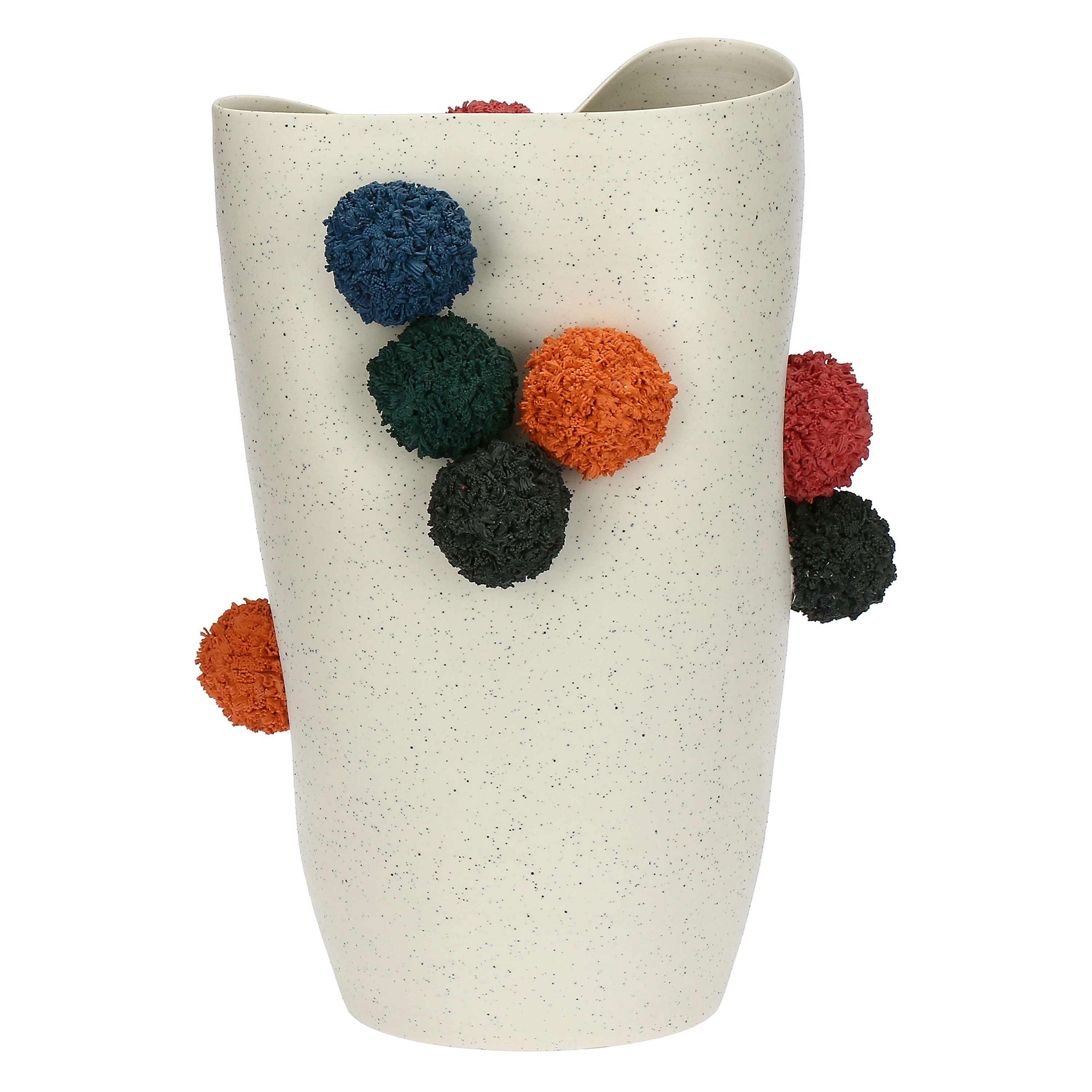 Vaso M, Pompompon - Ceramica, 21 x 20 x 35 cm