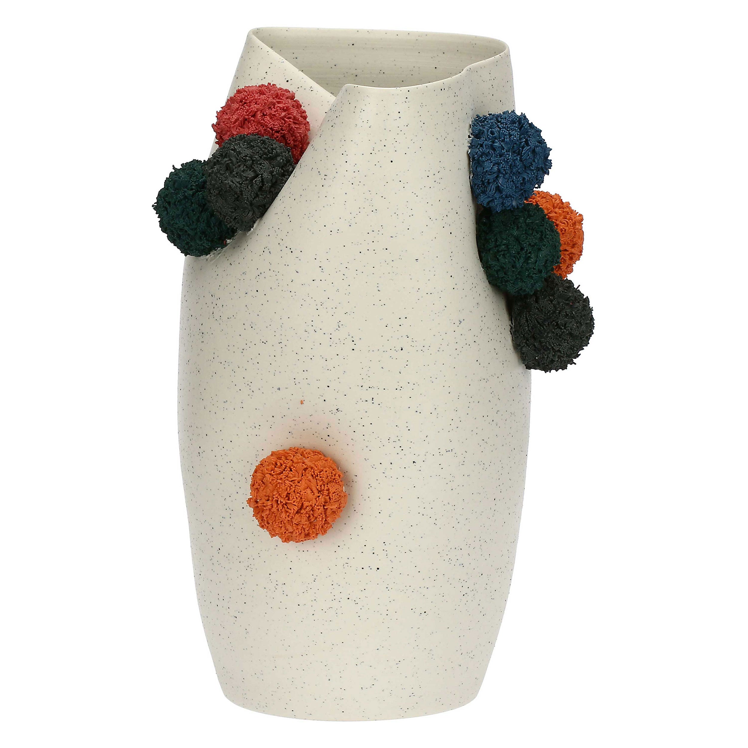 Vaso M, Pompompon - Ceramica, 21 x 20 x 35 cm