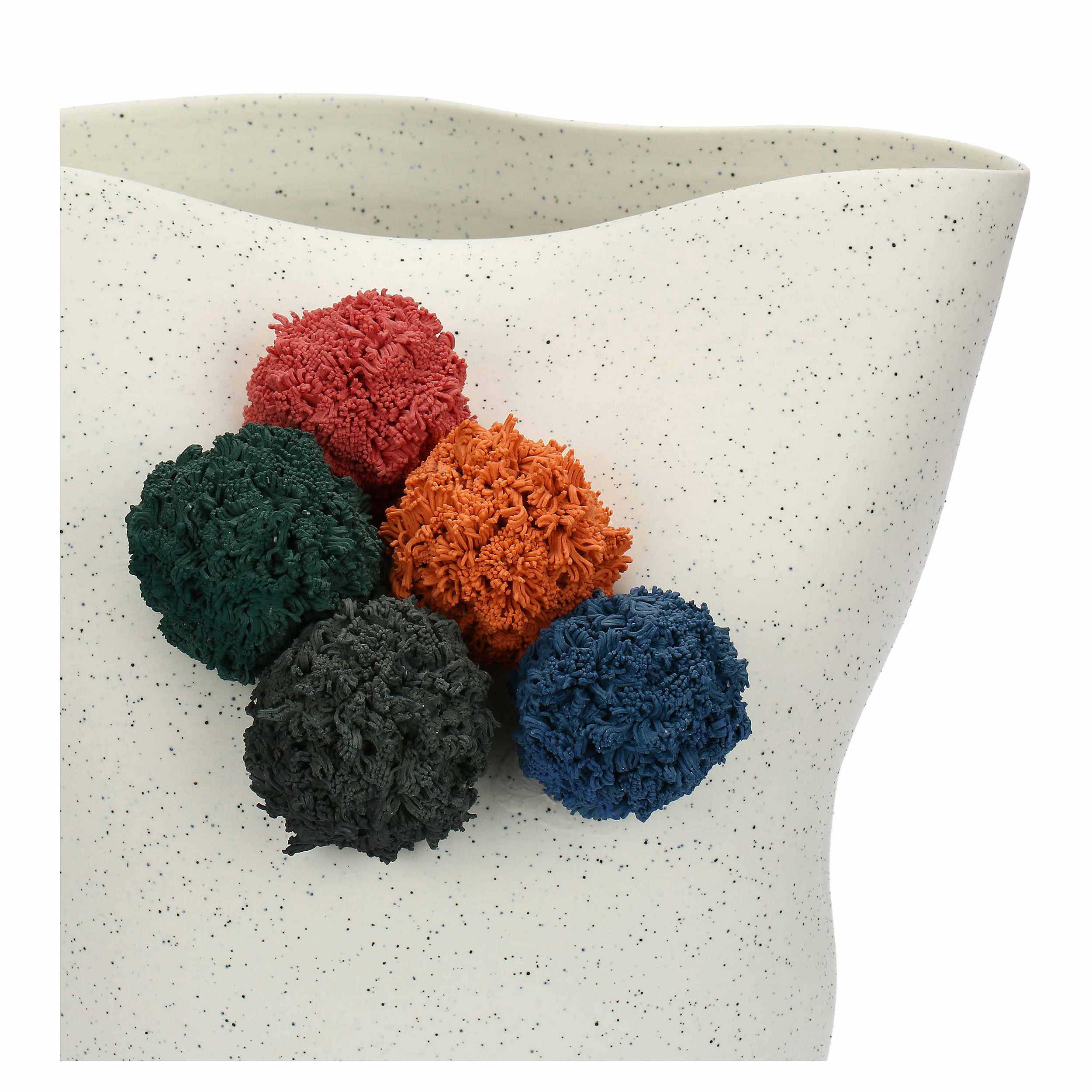 Vaso S, Pompompon - Ceramica, 25 x 19 x 28 cm
