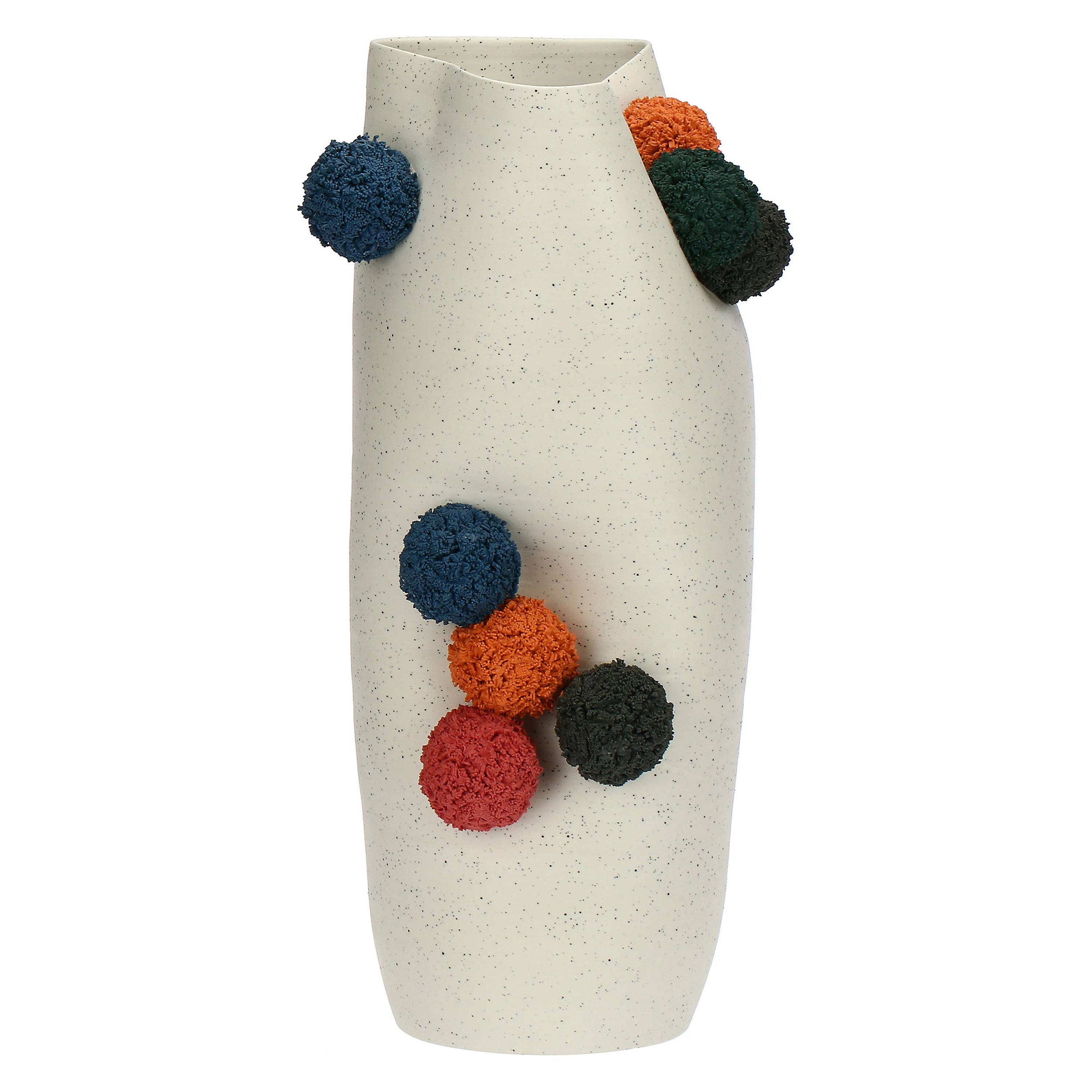 Vaso L, Pompompon - Ceramica, 22 x 18 x 44 cm
