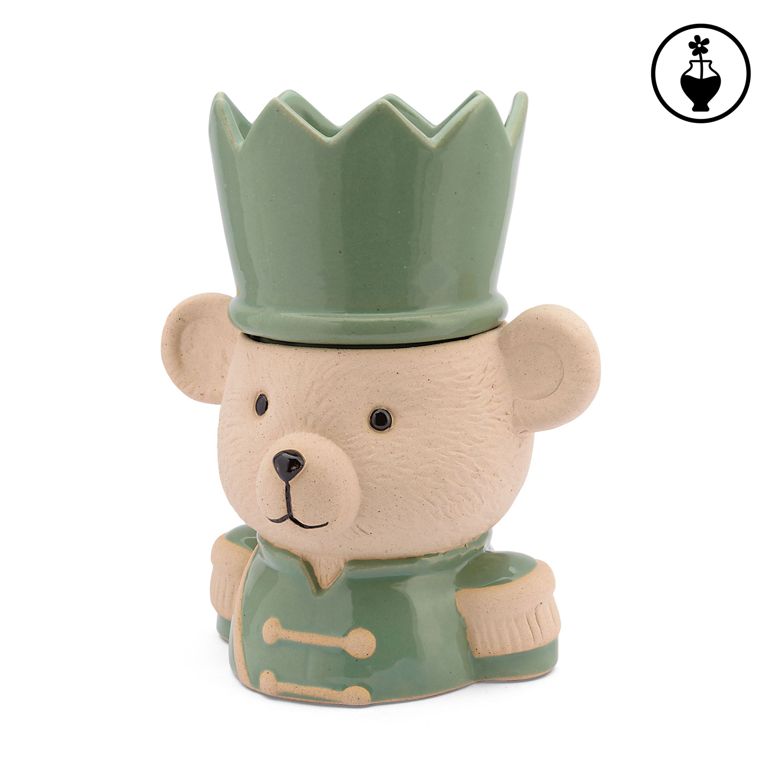 Cachepot Orso S, Laparata - Ceramica, 14 x 10,4 x 16,8 cm