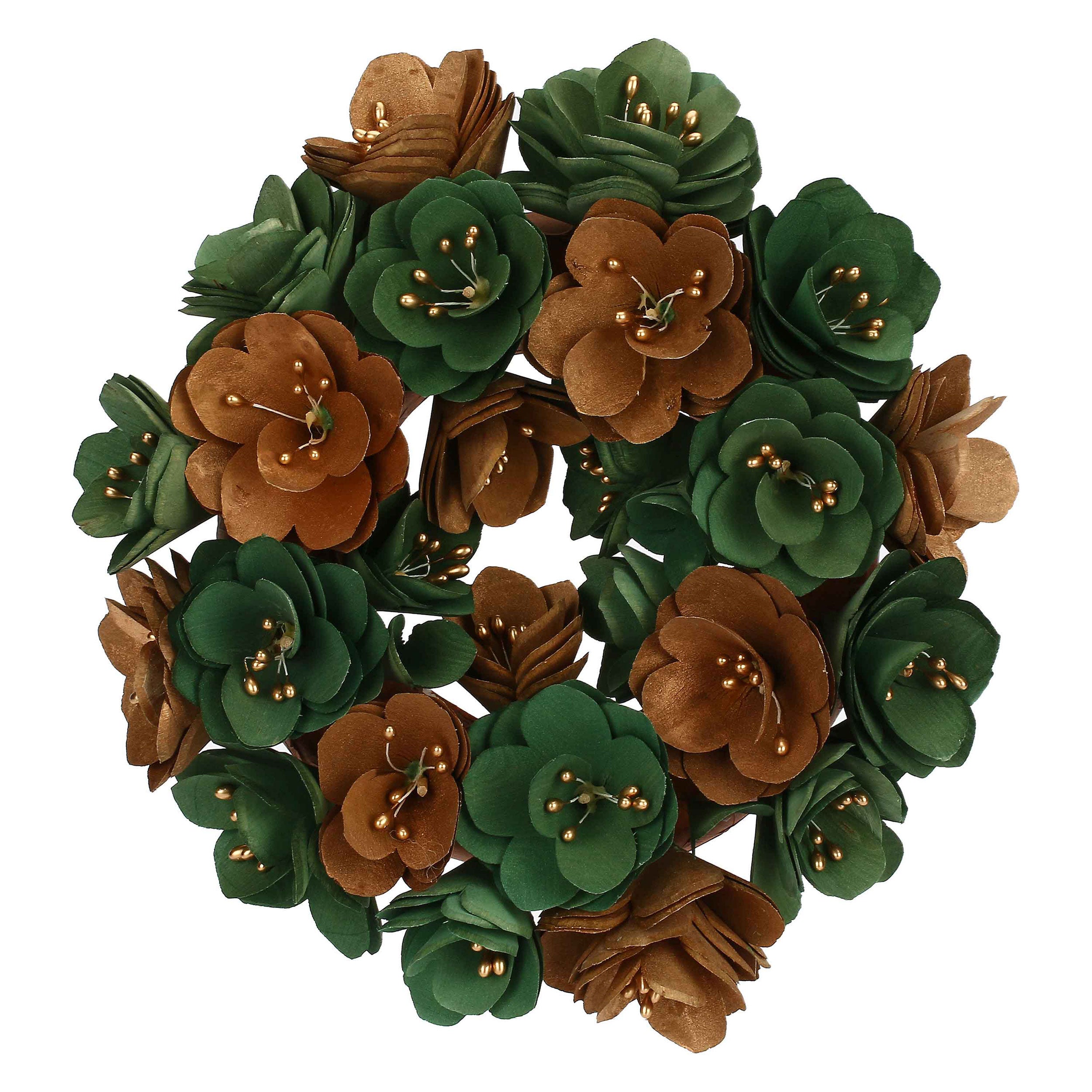 Set da 2, Ghirlanda, Loronelverde - Legno E Materiali Naturali, D 30 cm