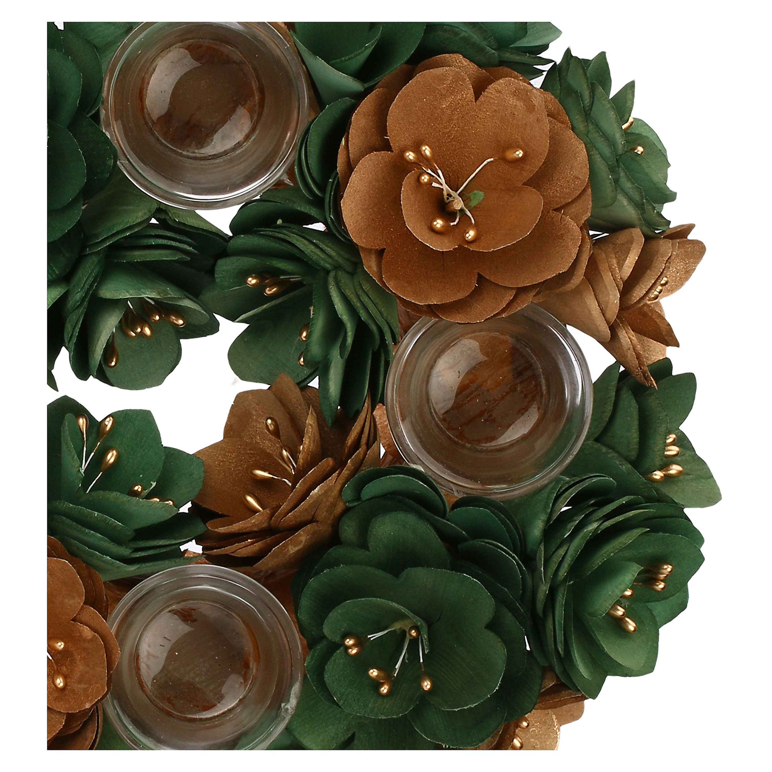 Set da 2, Porta T Light, Loronelverde - Legno E Materiali Naturali, D 32 cm